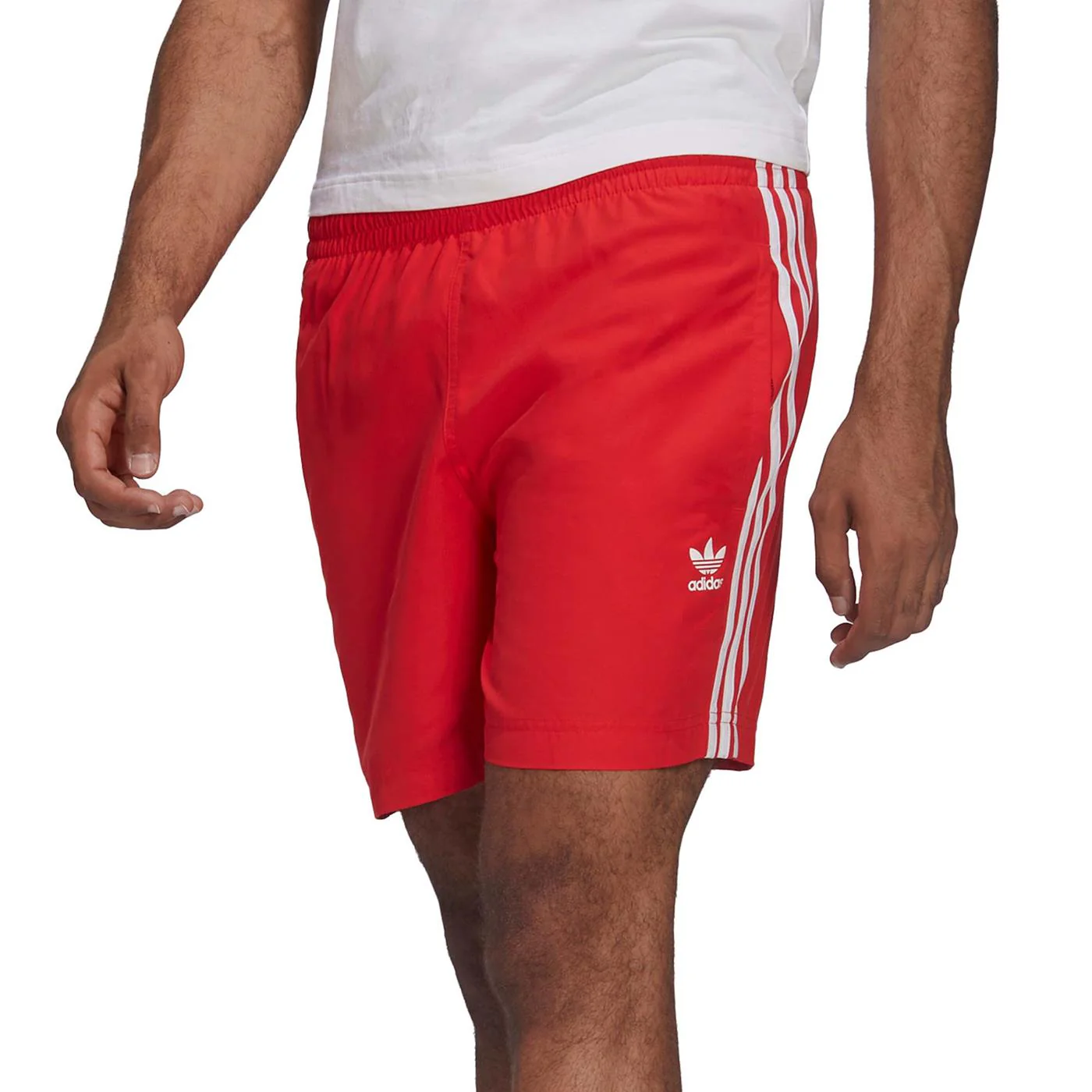Adidas 3-Stripes Swimshort Vivid Red