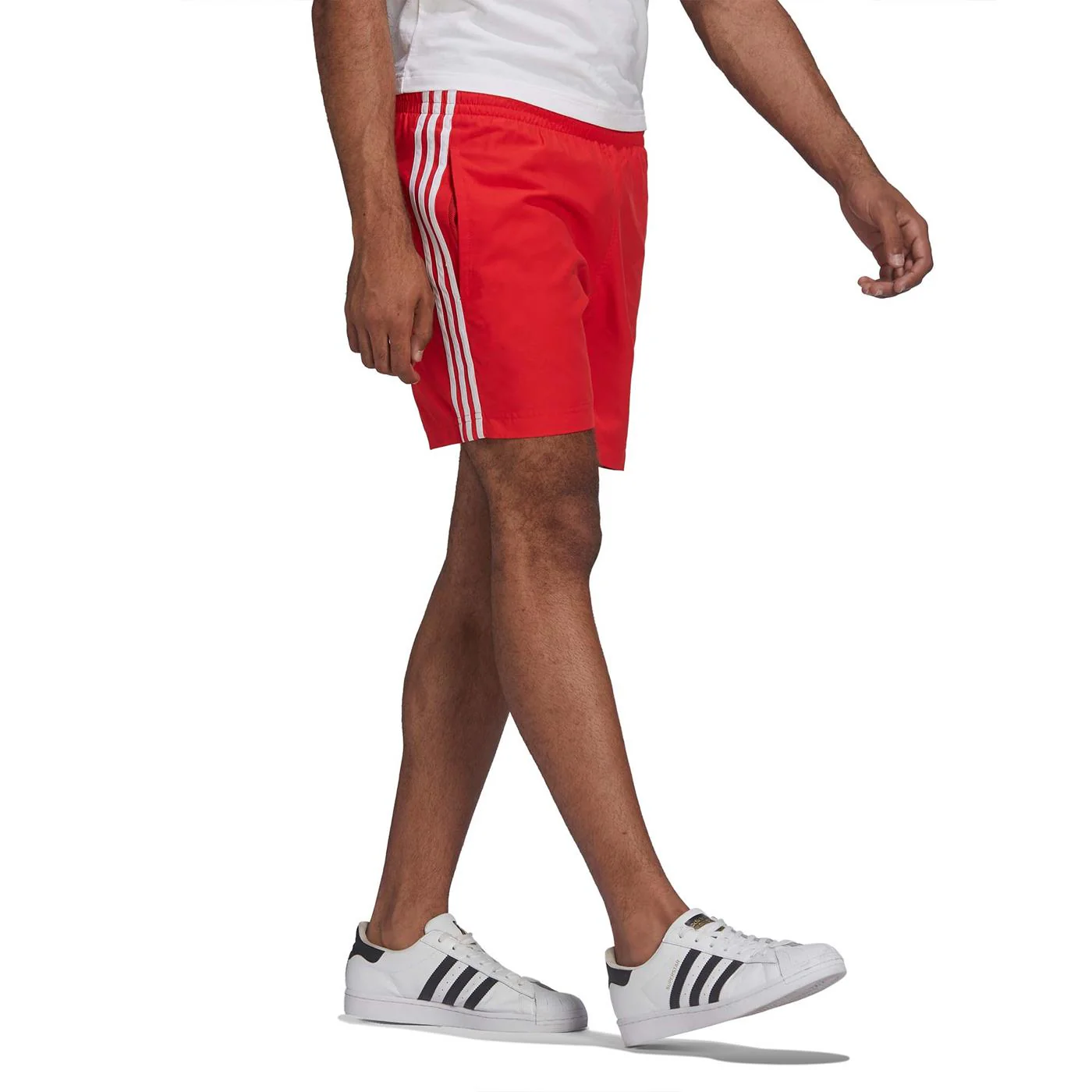 Adidas 3-Stripes Swimshort Vivid Red - Image 3