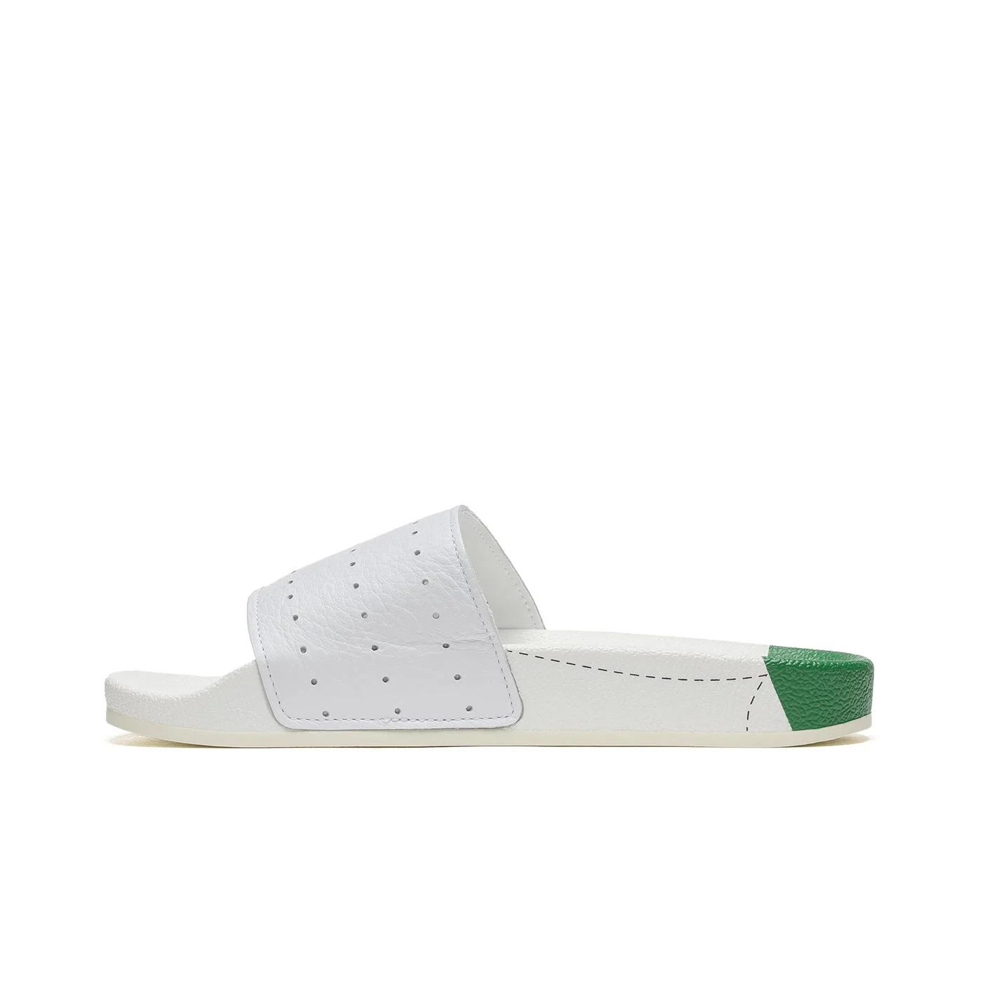 Adidas Adilette Ftwr White/Green/Ftwr White - Image 2