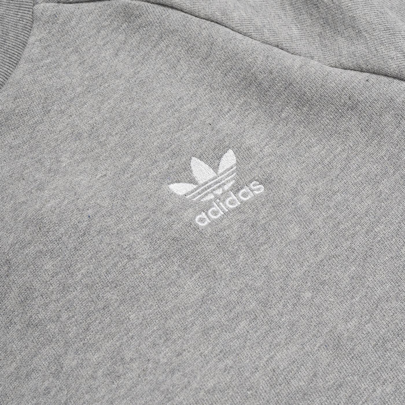 Adidas Essential Crewneck Sweatshirt Medium Grey Heather - Image 2