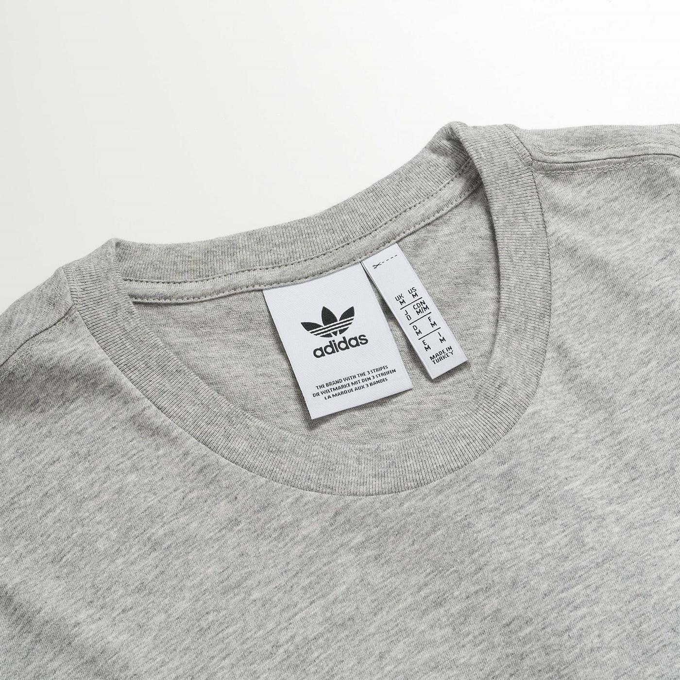 Adidas Essential Tee Medium Grey Heather - Image 2