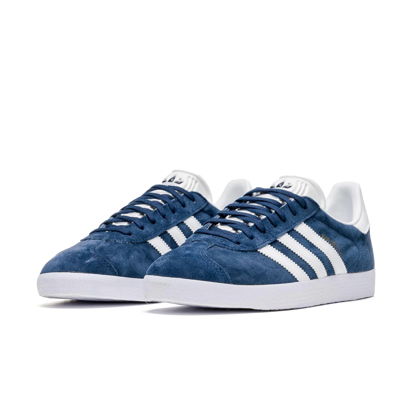 Adidas Gazelle Collegiate Navy/Footwear White/Gold Metallic - Image 3