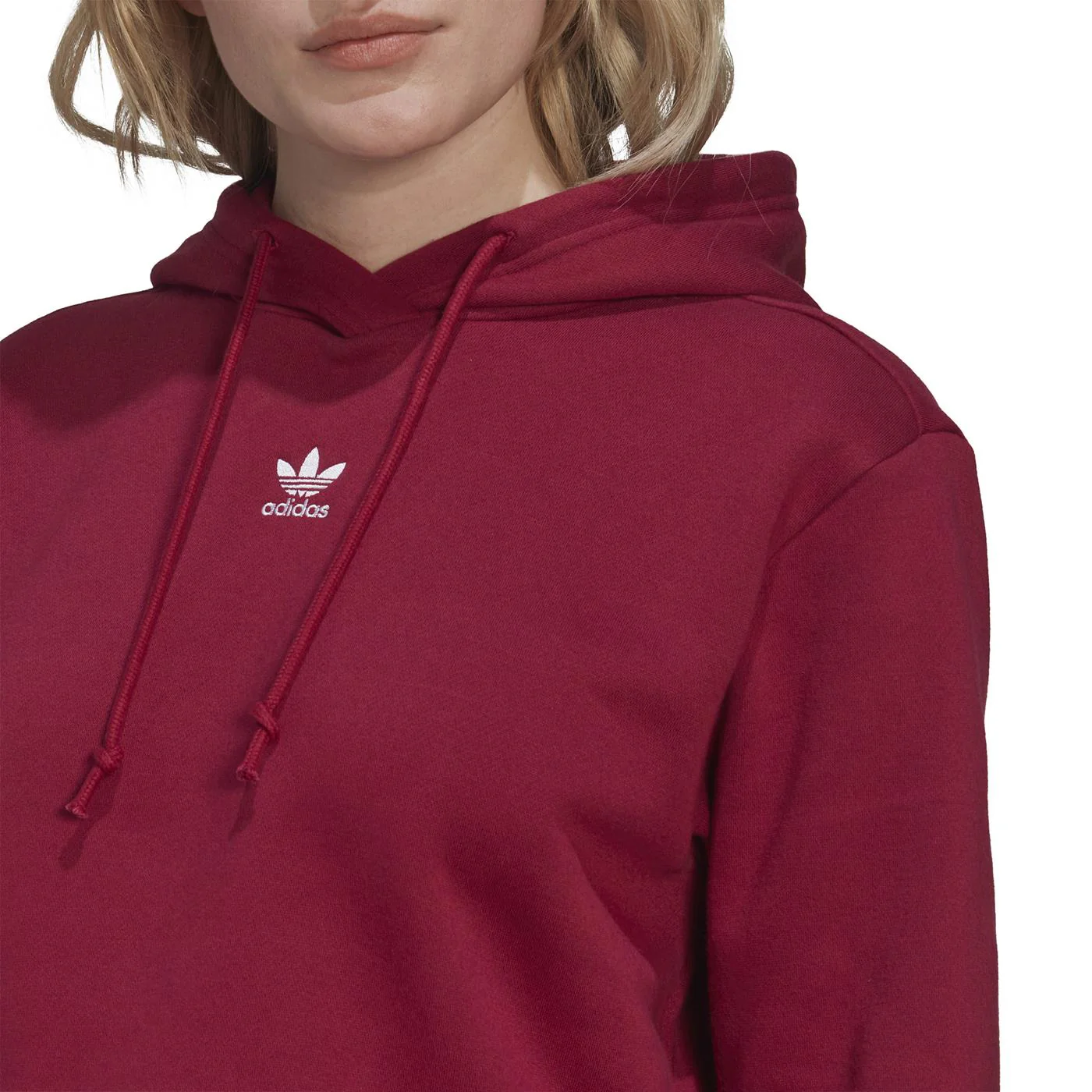 Adidas Hoodie Legacy Burgundy - Image 4