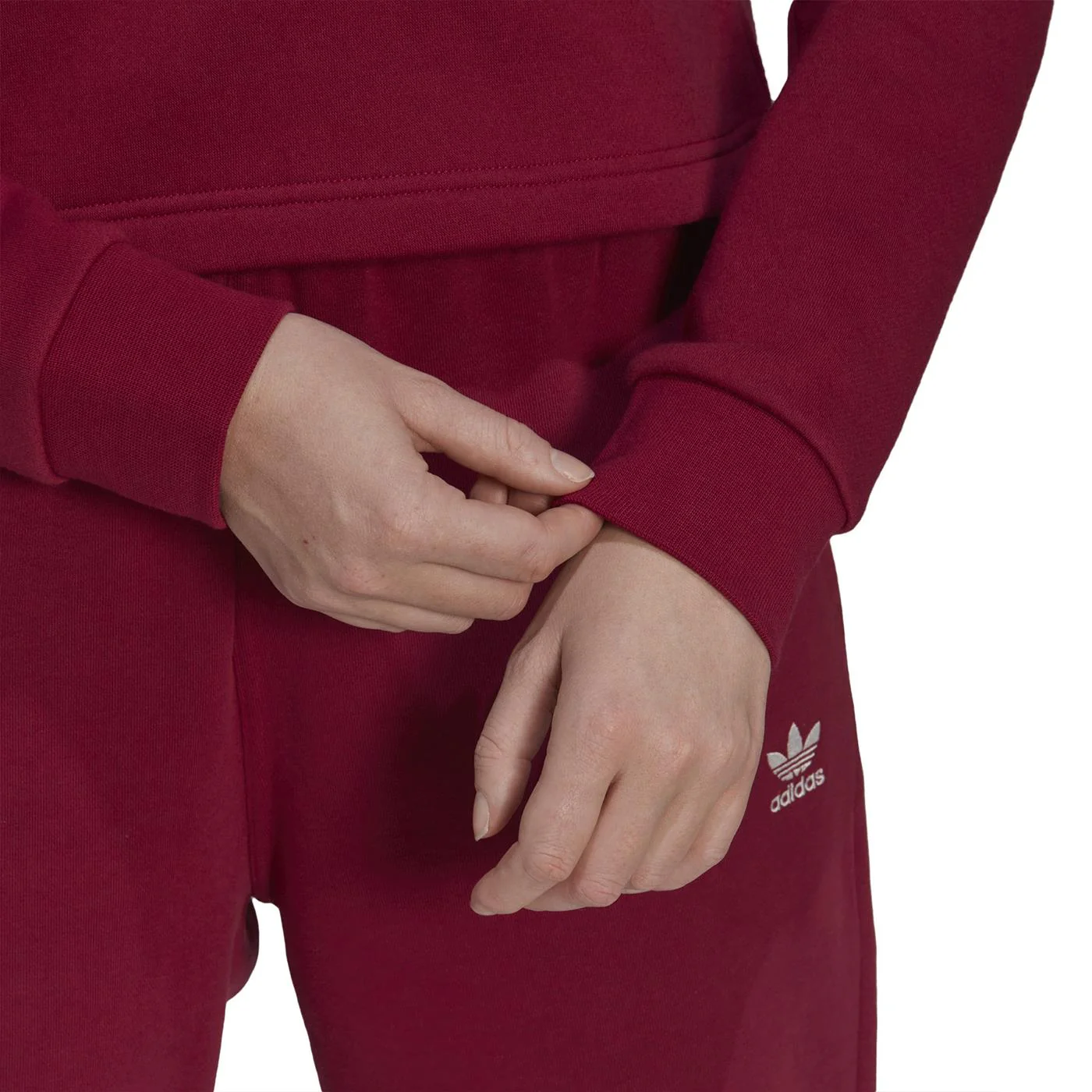 Adidas Hoodie Legacy Burgundy - Image 5