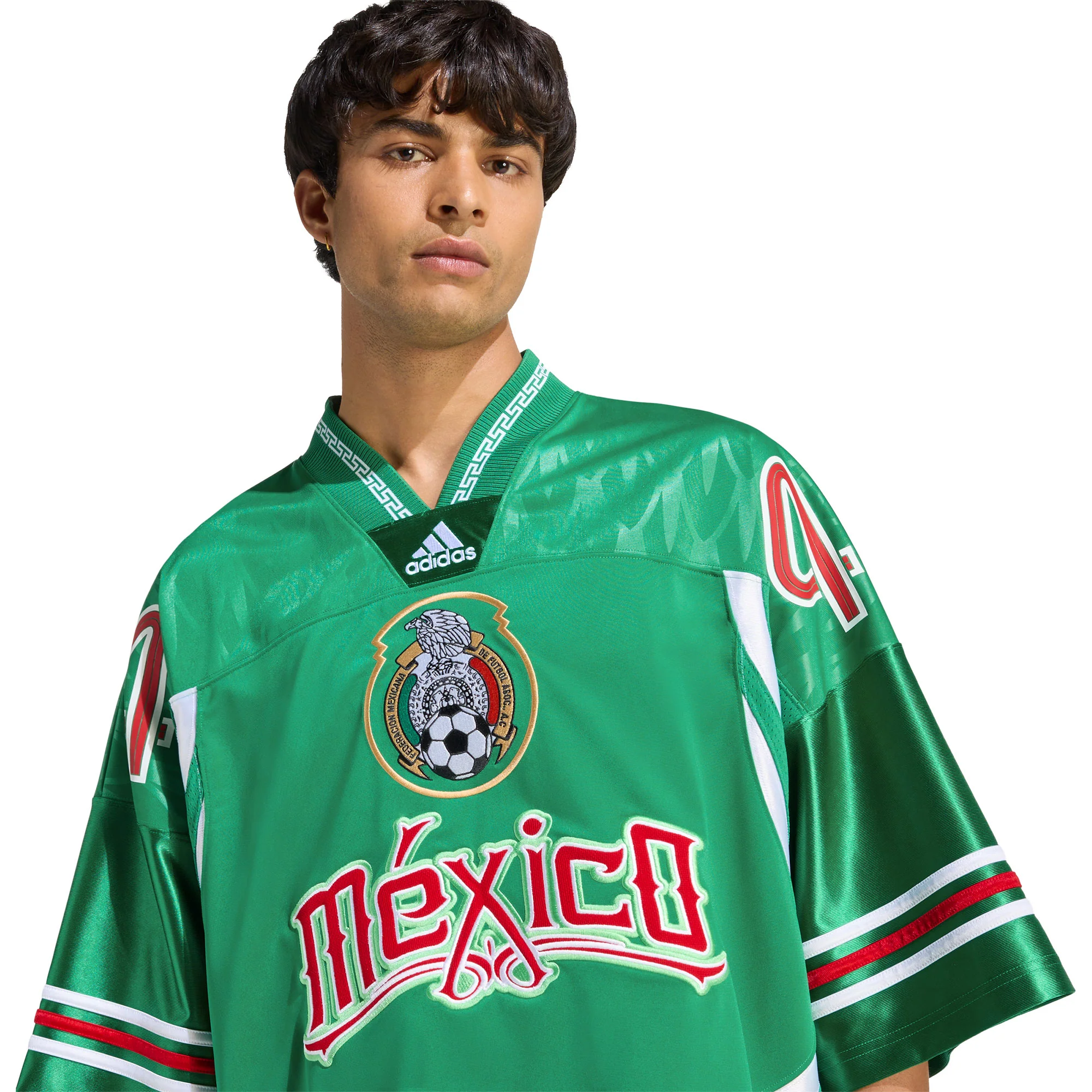 Adidas Jersey Bold Green/White/Better Scarlet - Image 4