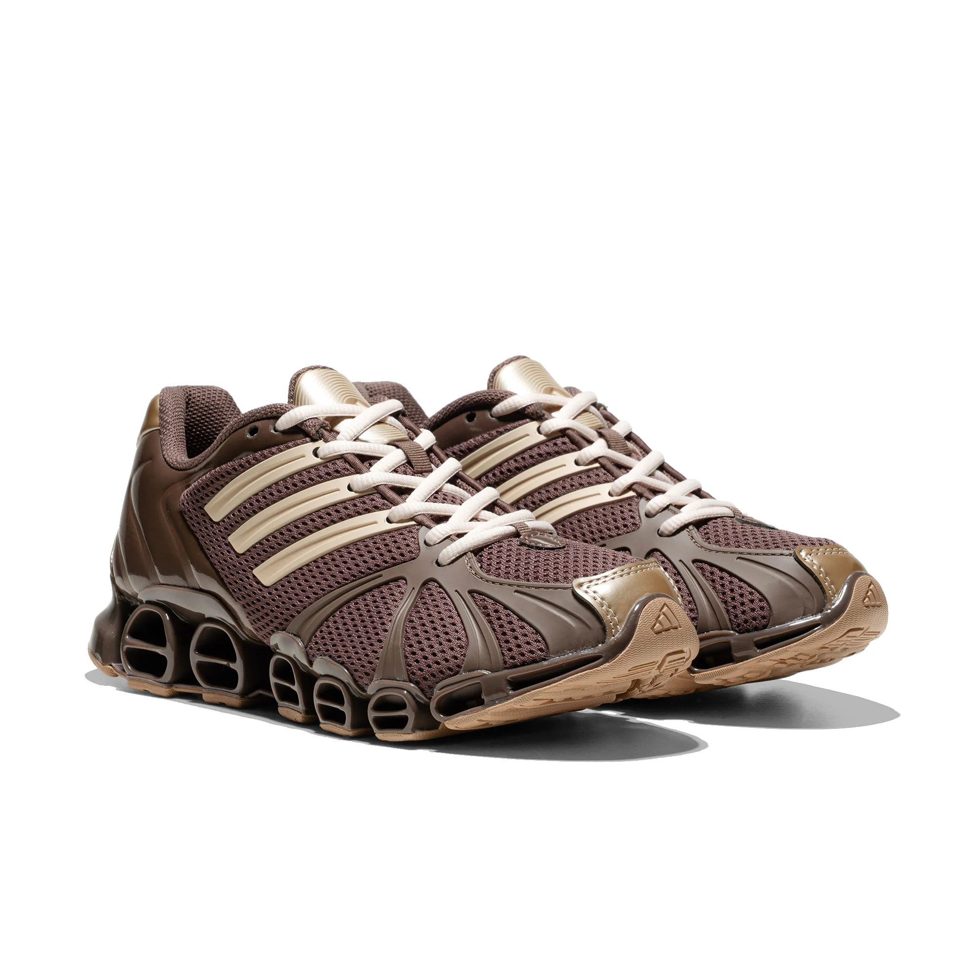 Adidas Mega Ghostride W Earth Strata/Wonder White/Gold - Image 2