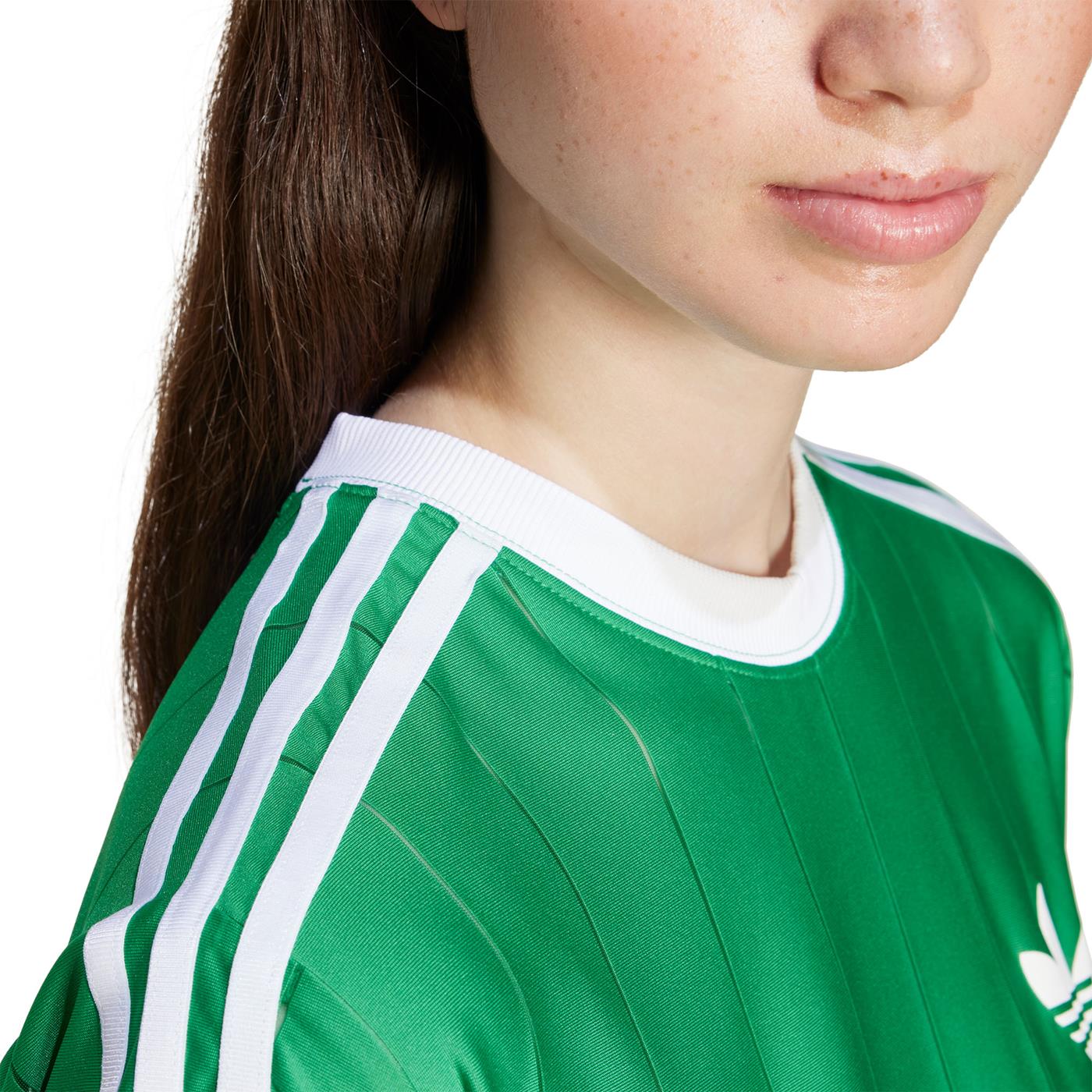 Adidas Originals 3 S Pnst Tee Green - Image 4