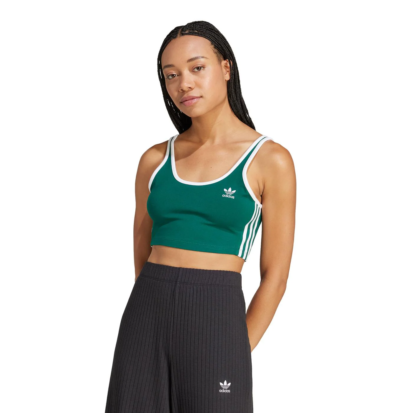 Adidas Originals 3S Bra Top Collegiate Green