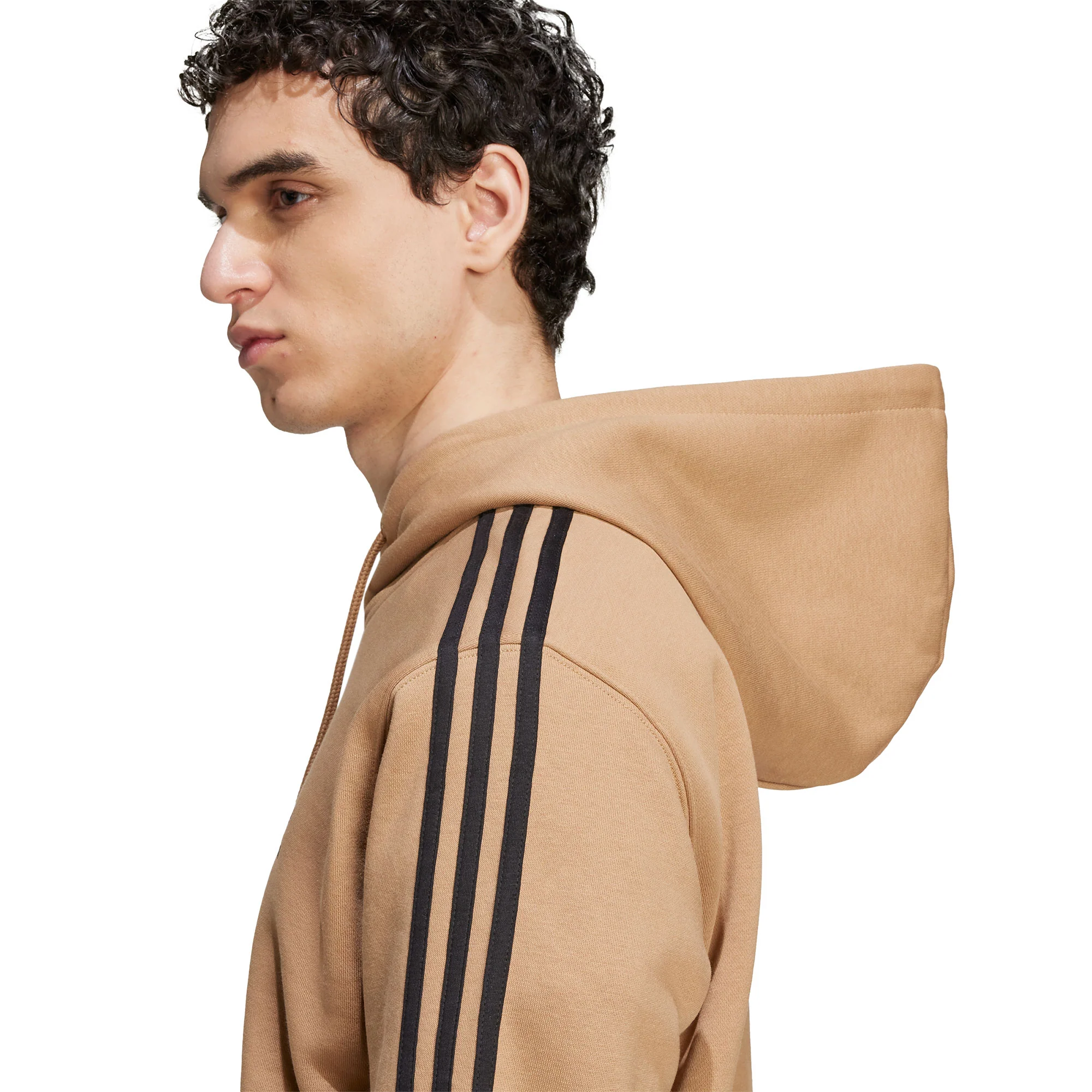 Adidas Originals 3-Stripes Hoody Cardboard/Black - Image 4