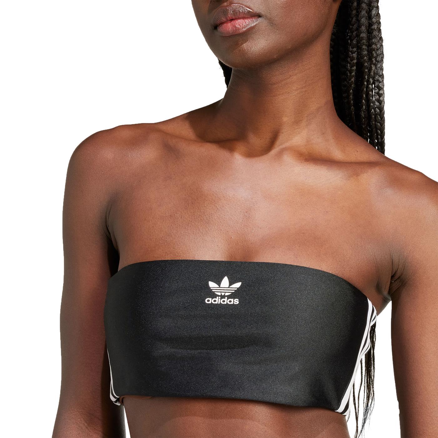 Adidas Originals 3-Stripes Tube Top Black - Image 3