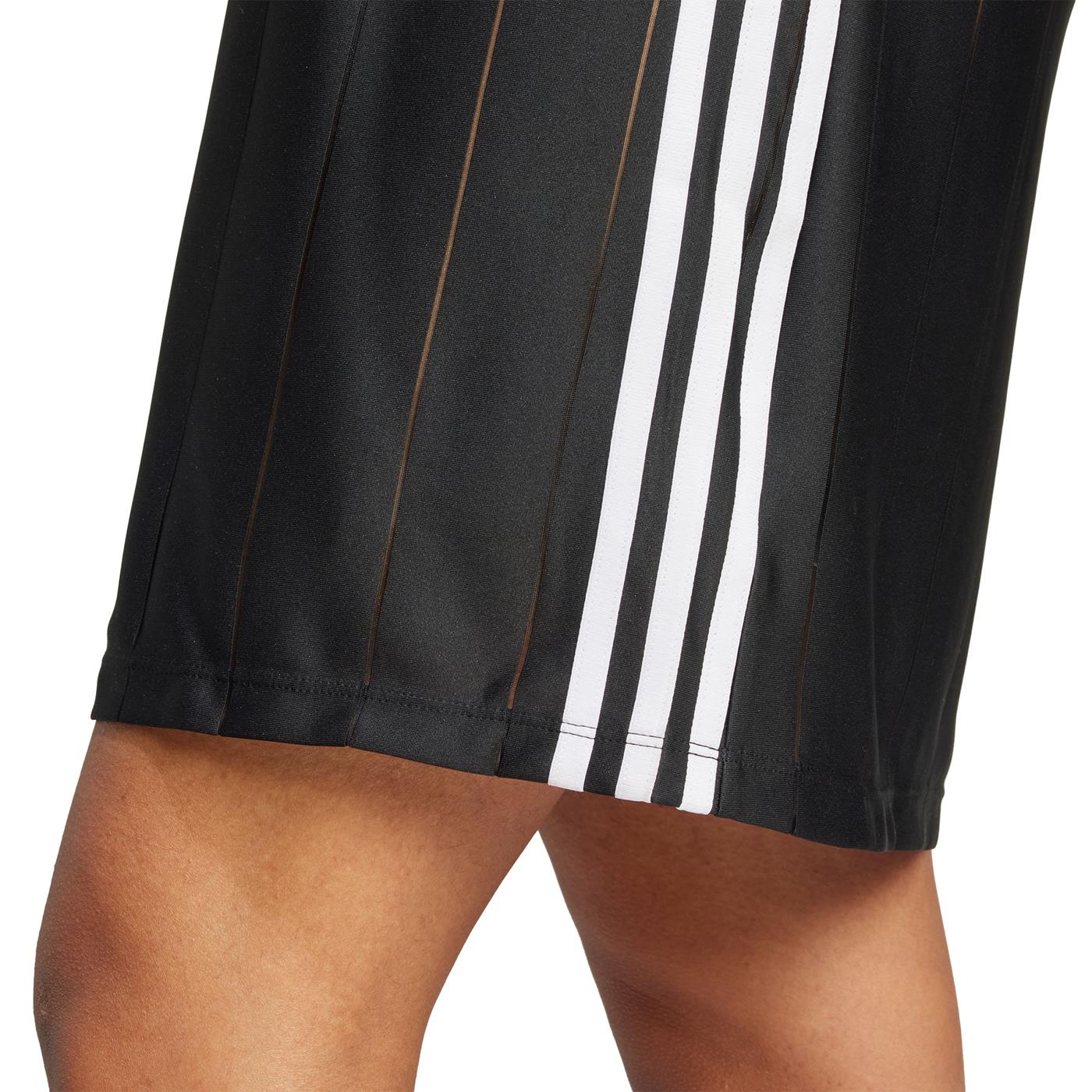 Adidas Originals Adicolor 3-Stripes Pinstripe Dress Black - Image 3