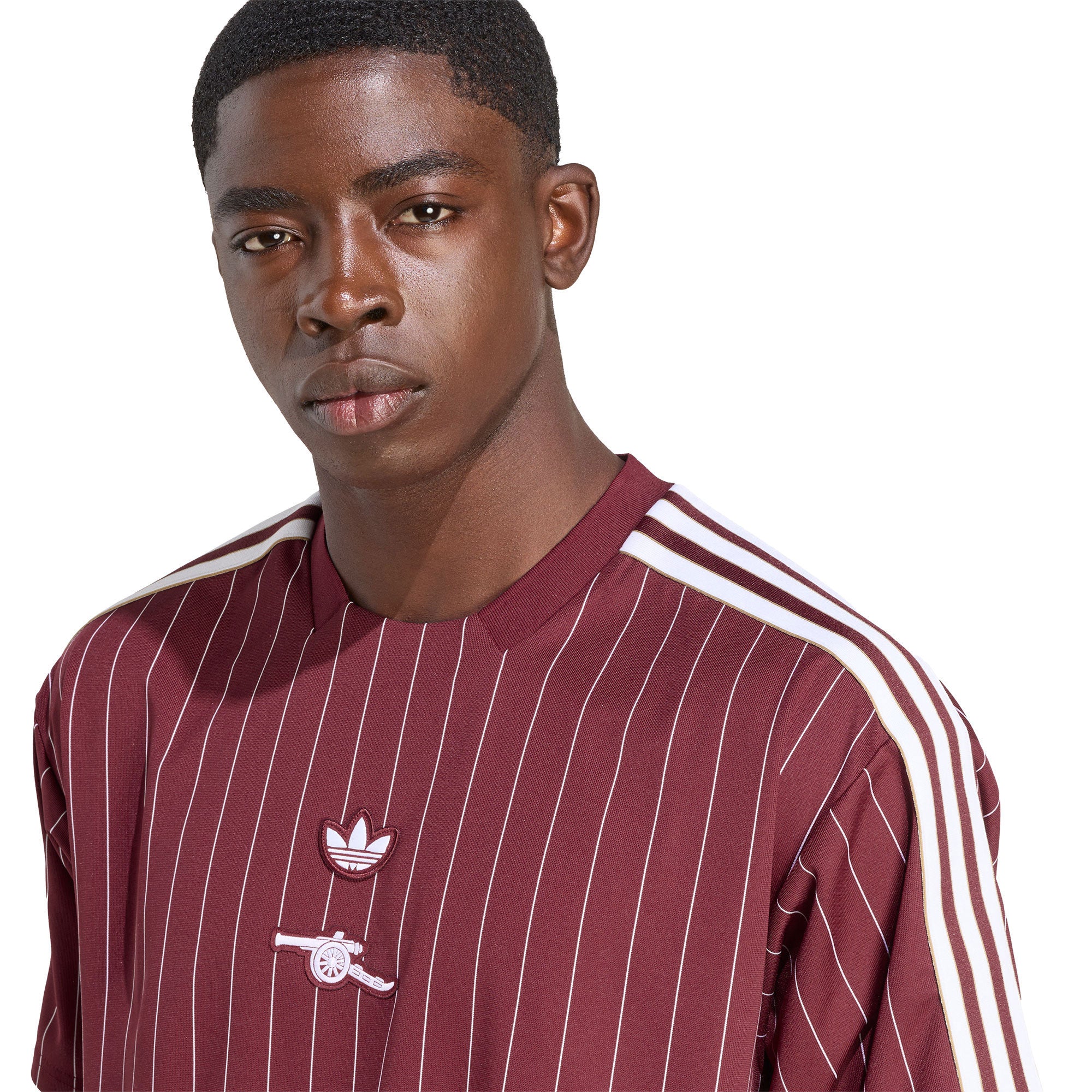 Adidas Originals Arsenal FC Icon Jersey Collegiate Burgundy - Image 3