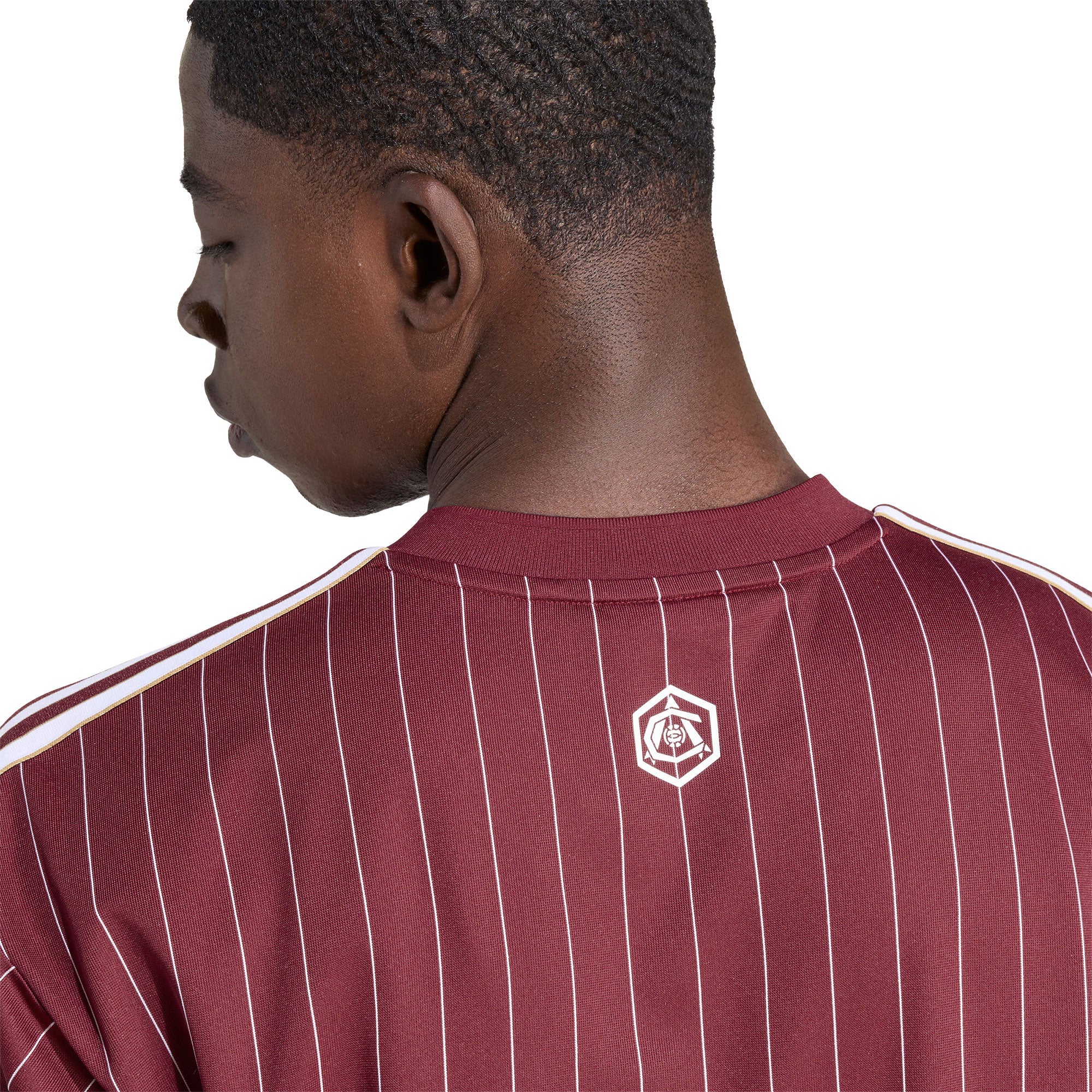 Adidas Originals Arsenal FC Icon Jersey Collegiate Burgundy - Image 4