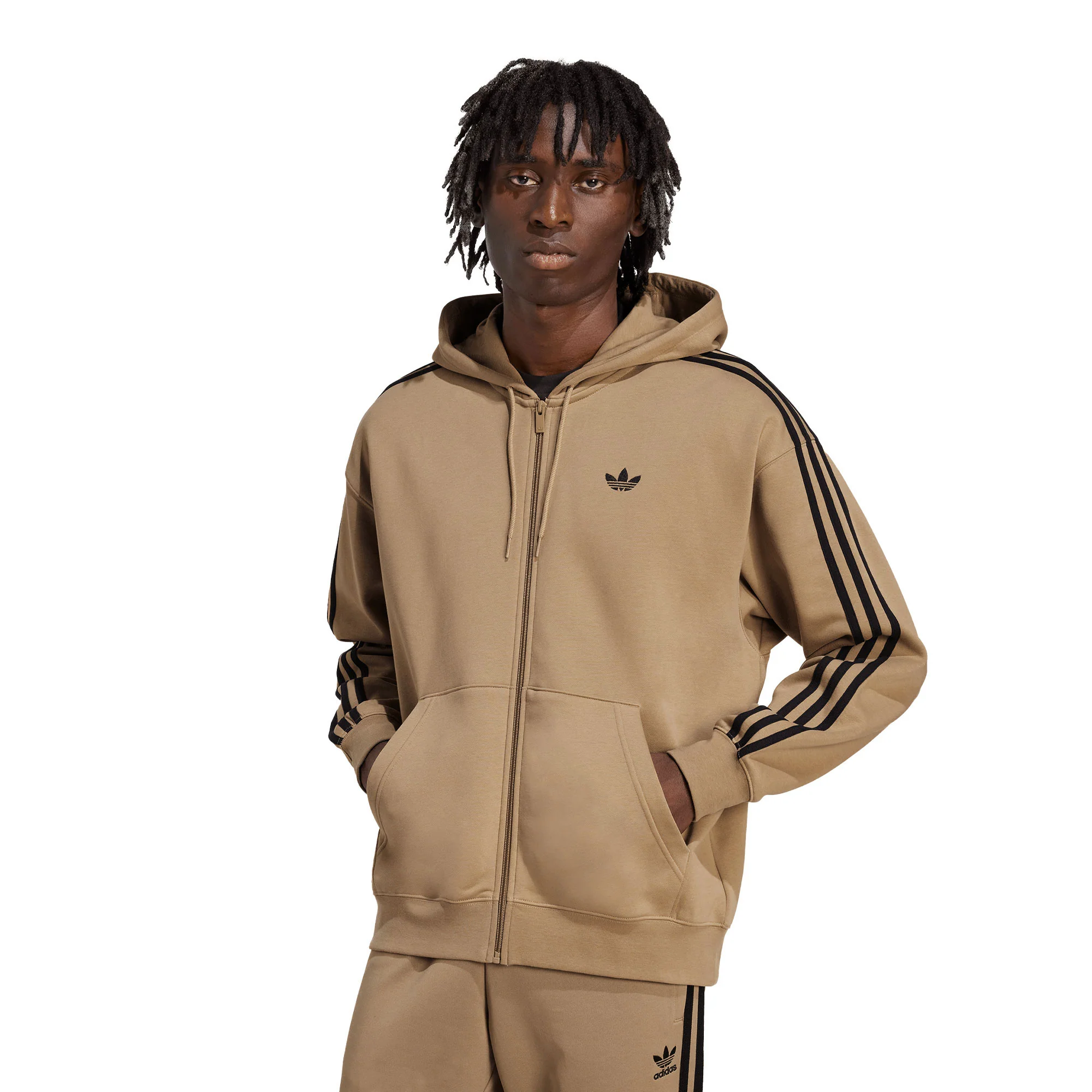 Adidas Originals Baggy FZ Hoodie Cardboard/Black