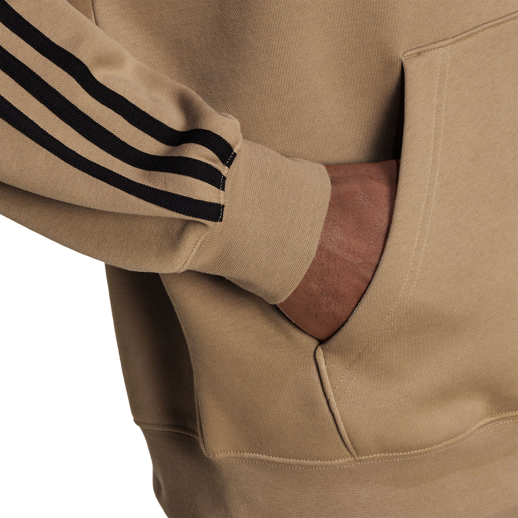 Adidas Originals Baggy FZ Hoodie Cardboard/Black - Image 4
