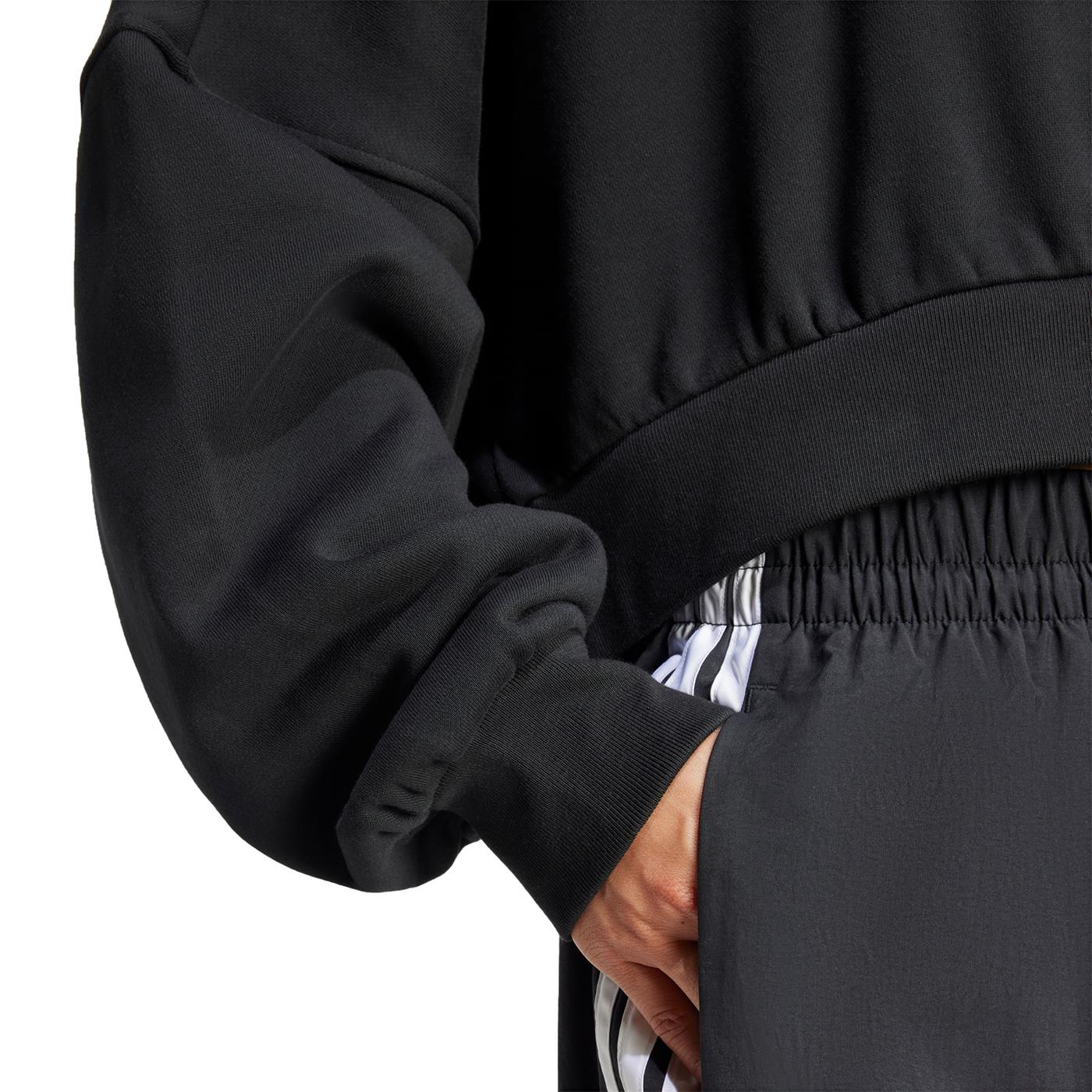 Adidas Originals Crop Sweatshirt Black - Image 4