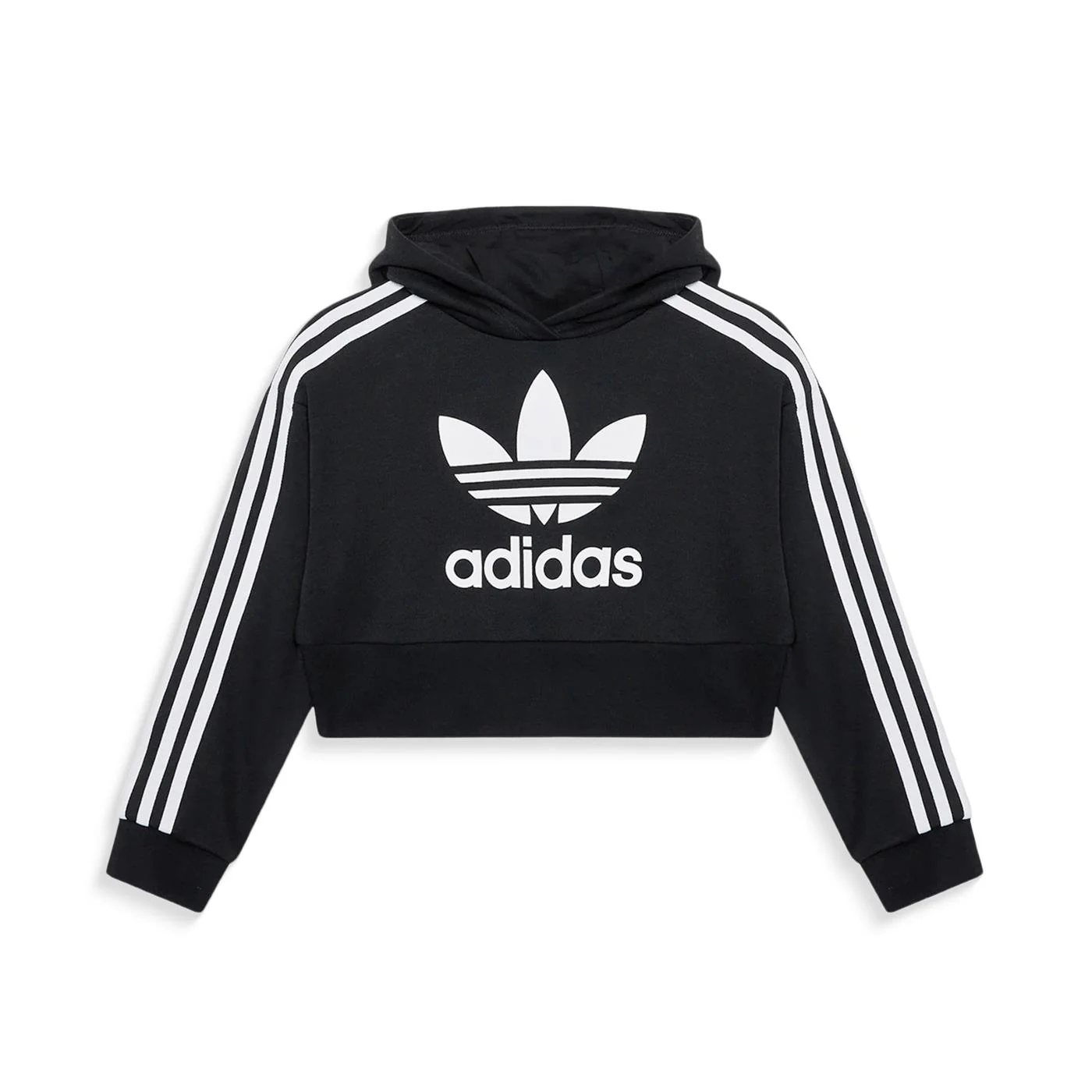 Adidas Originals Cropped Hoodie Black/White