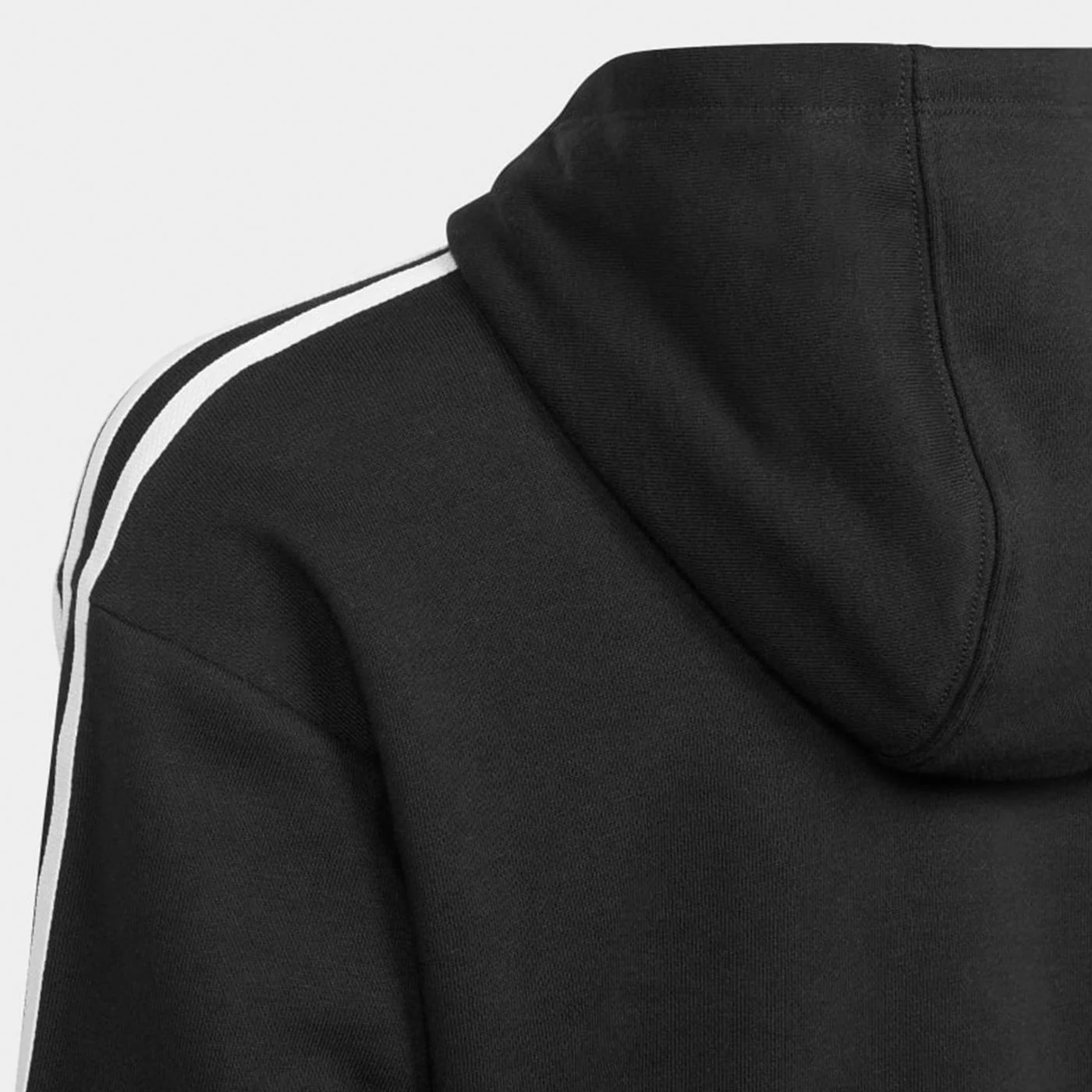 Adidas Originals Cropped Hoodie Black/White - Image 4