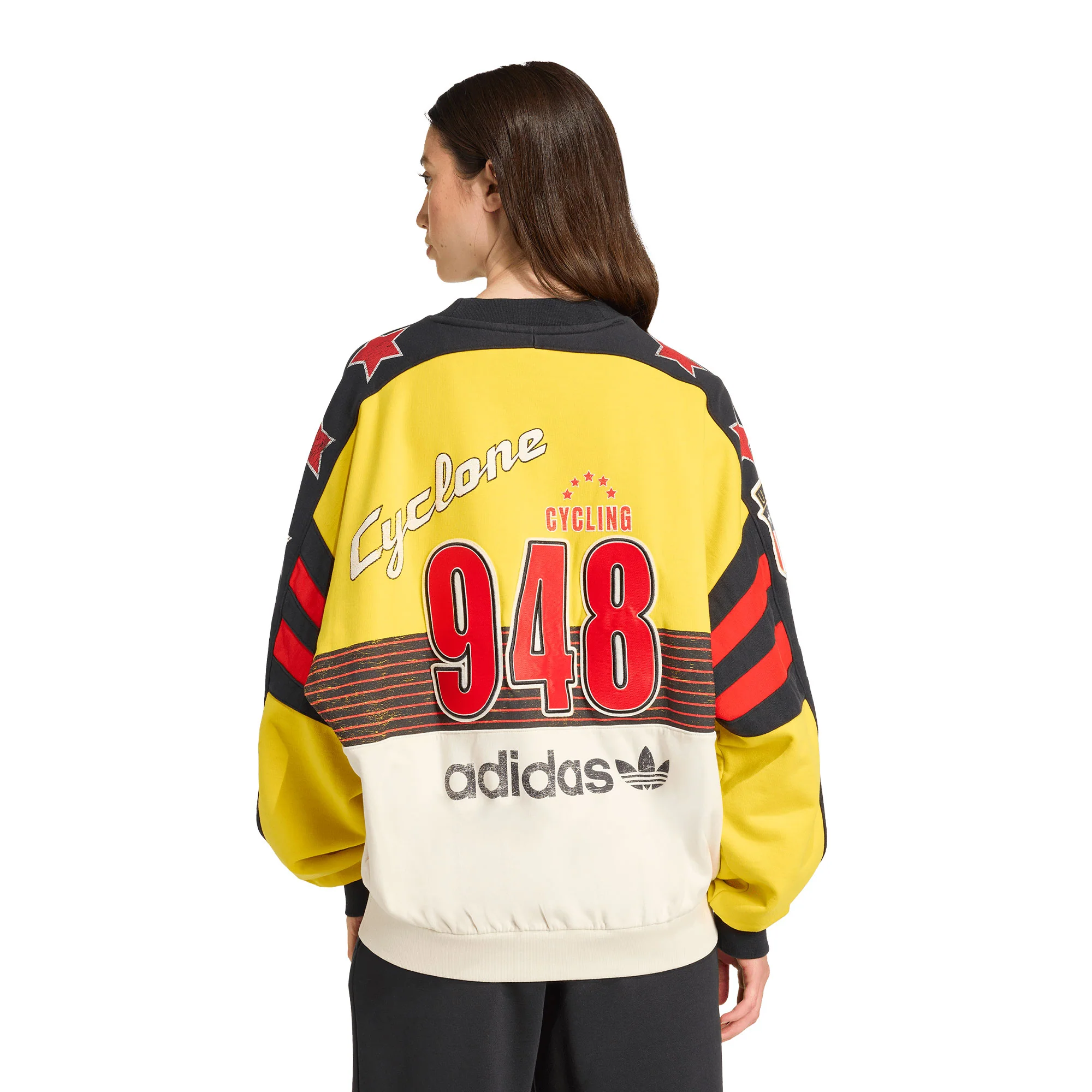 Adidas Originals Cycling Crew Equipment Yellow/Cloud White - Image 2