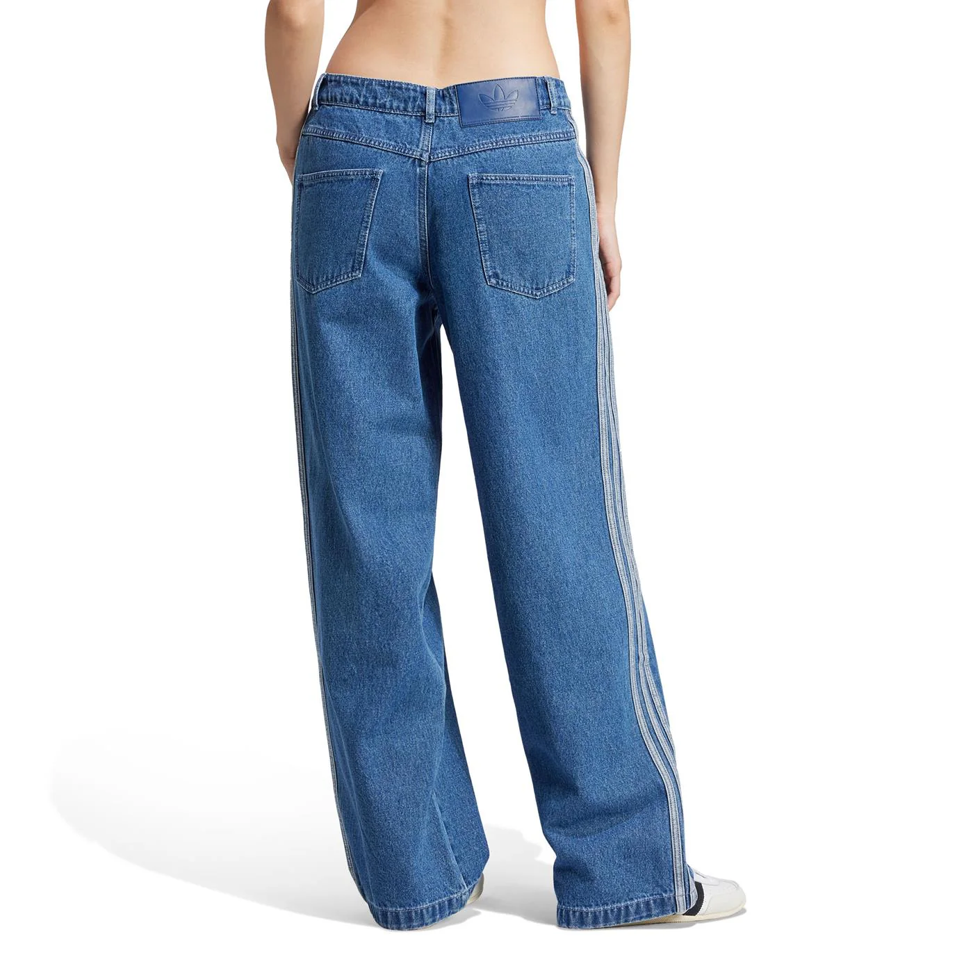 Adidas Originals Denim 3S Pant Indigo Denim - Image 2
