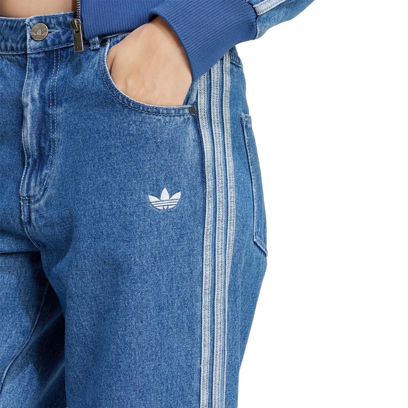 Adidas Originals Denim 3S Pant Indigo Denim - Image 3