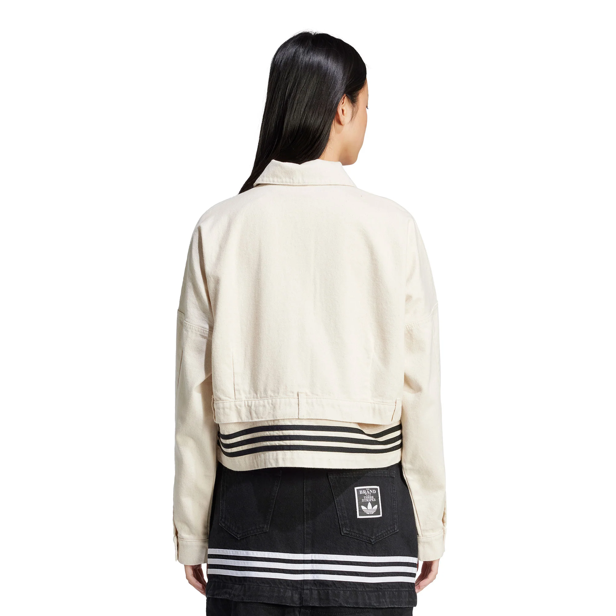 Adidas Originals Denim Track Top Natural Denim - Image 3
