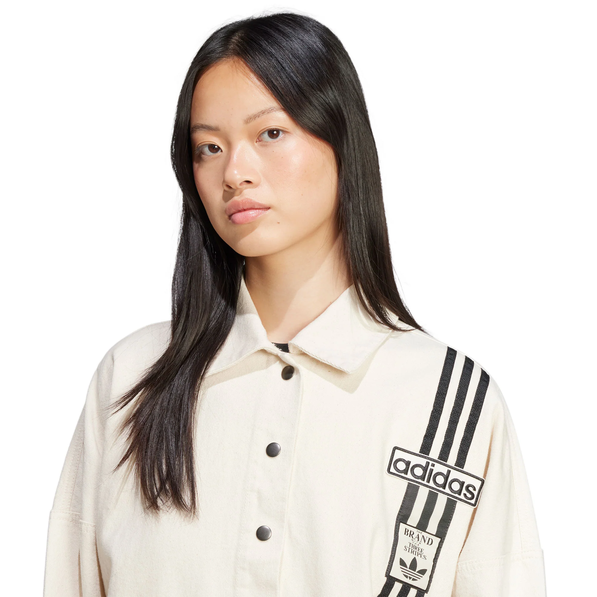 Adidas Originals Denim Track Top Natural Denim - Image 4