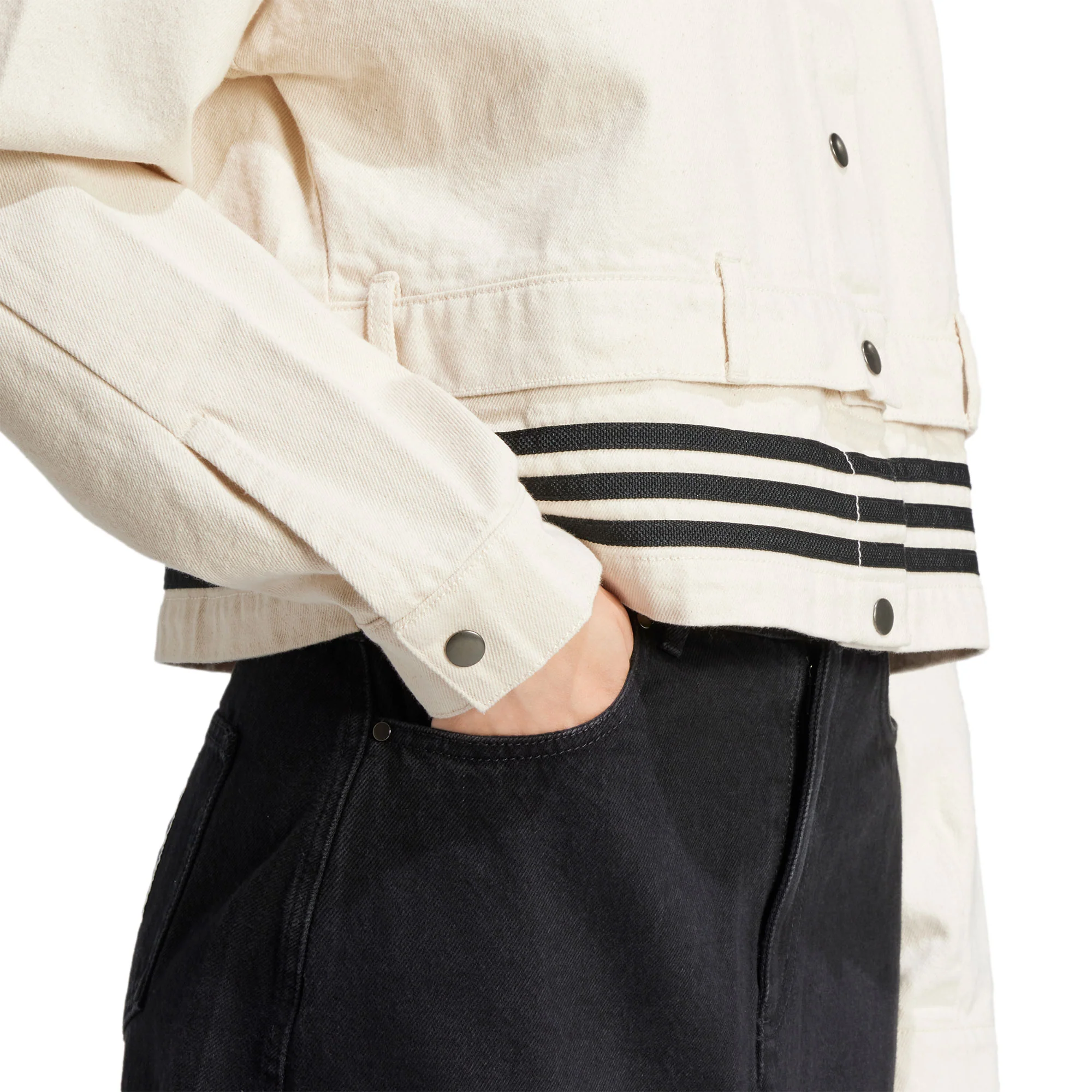Adidas Originals Denim Track Top Natural Denim - Image 5