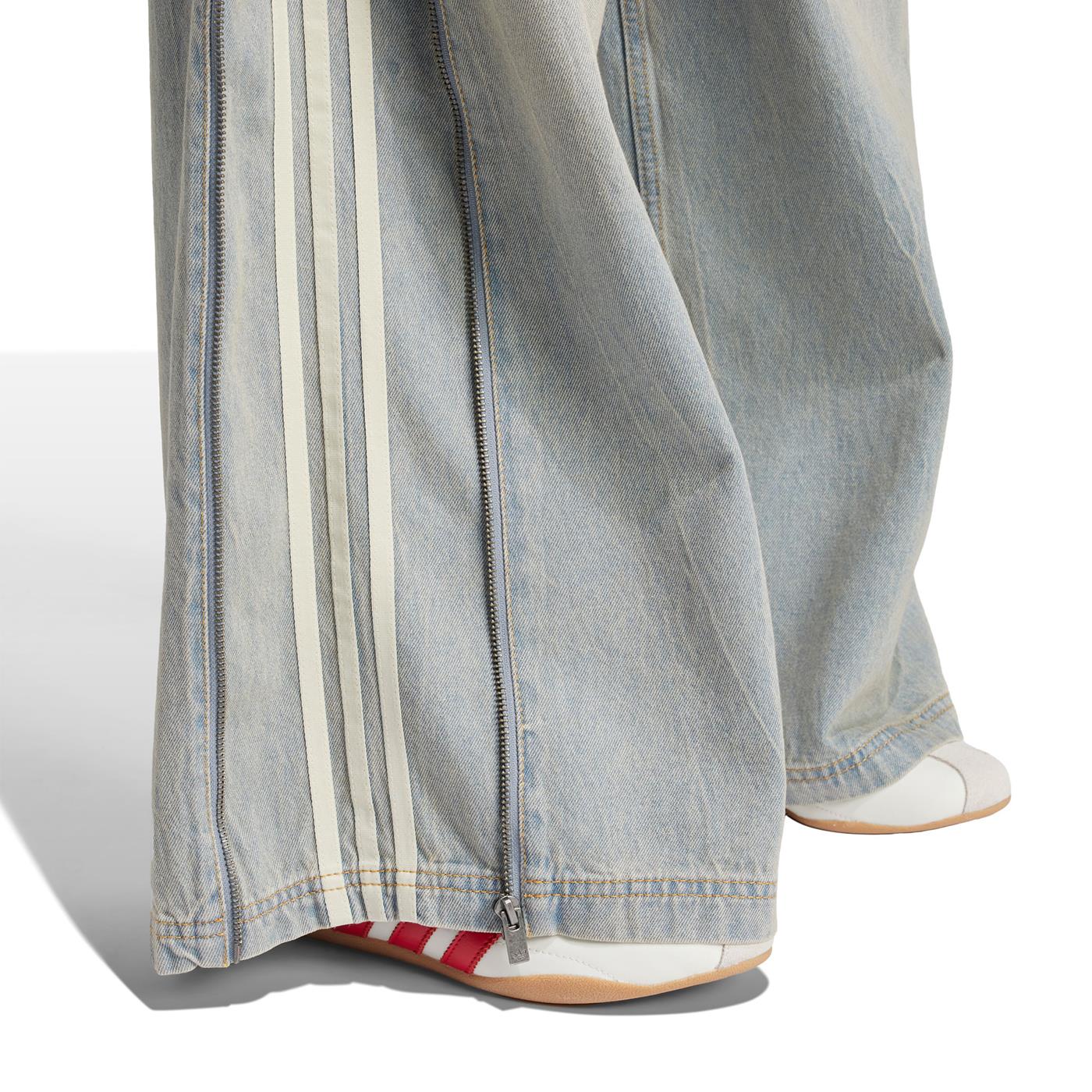 Adidas Originals Denim Zip Pant Light Denim - Image 3