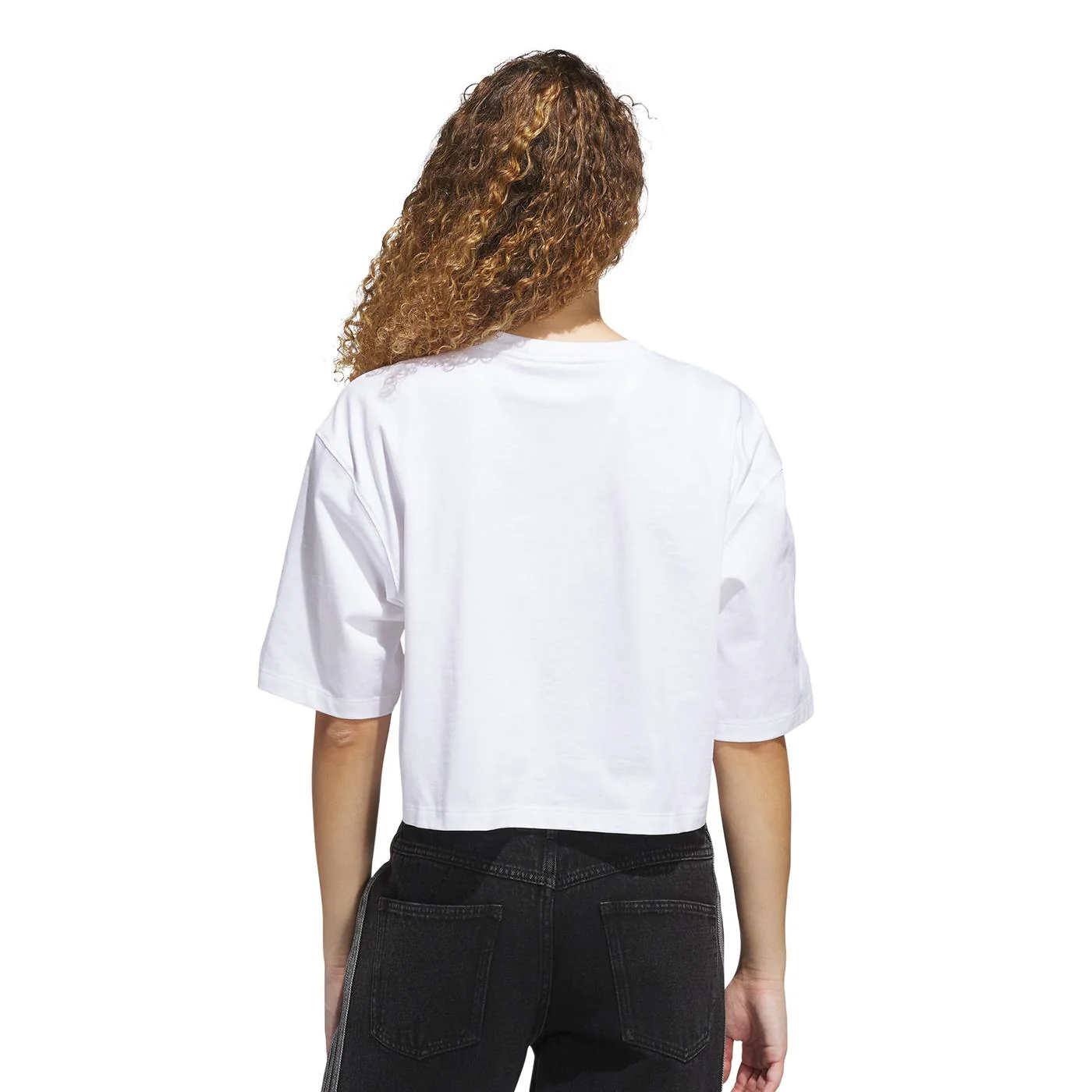Adidas Originals Essentials Crop Tee White - Image 2