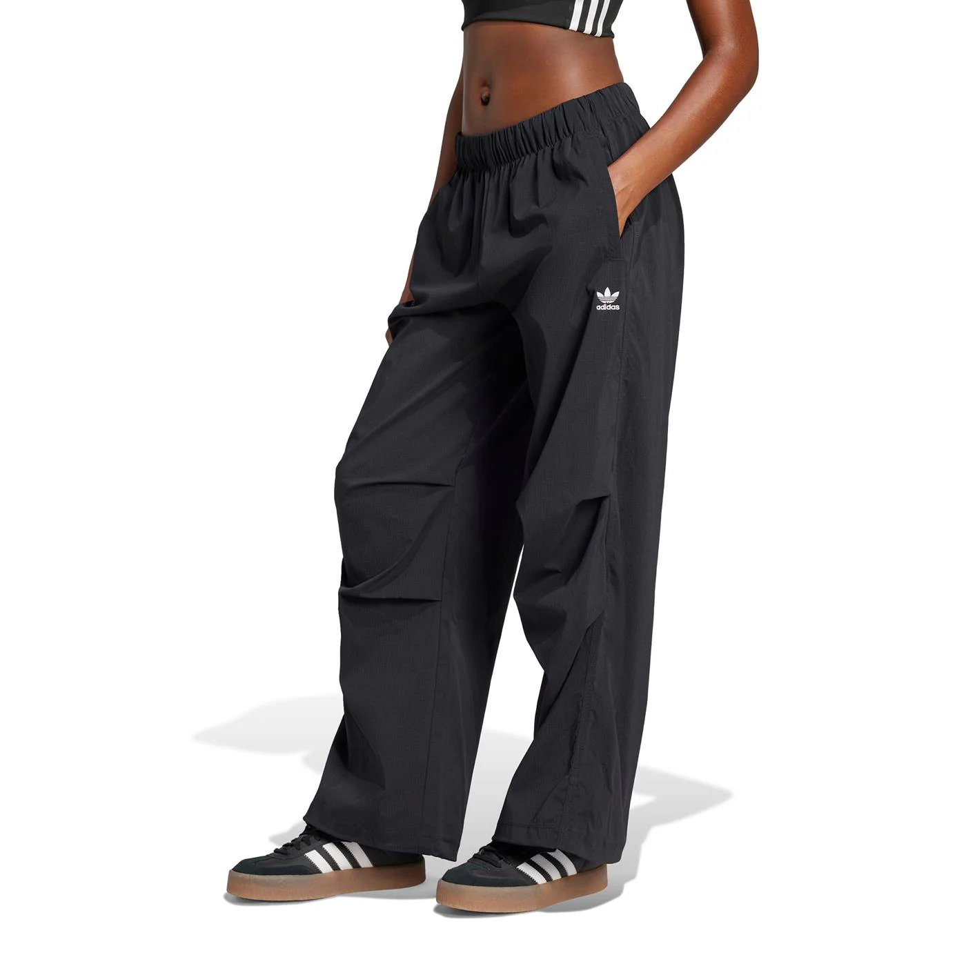 Adidas Originals Essentials S Parachute Pant Black