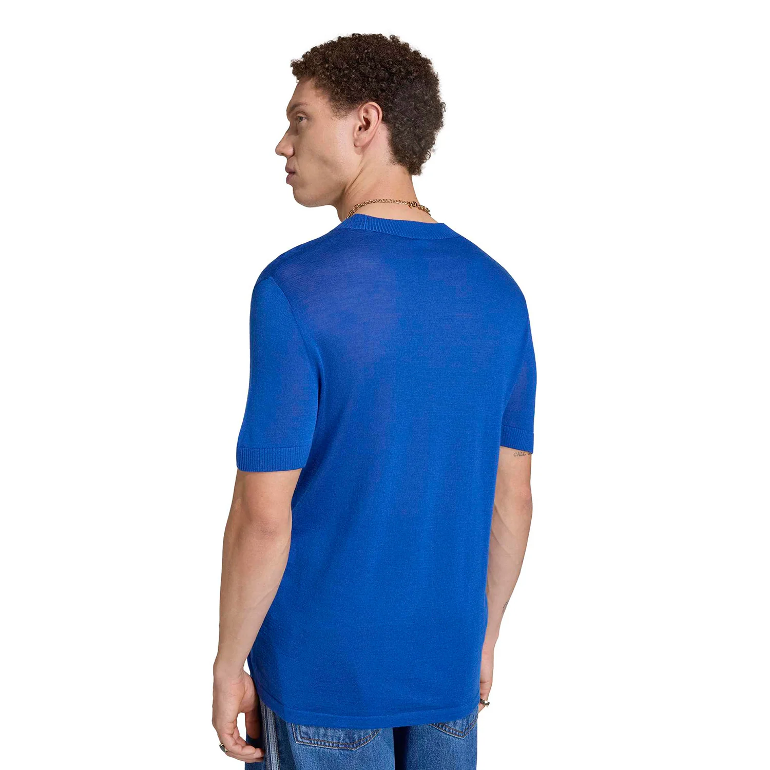 Adidas Originals FIGC 70s Jersey Royal Blue - Image 2