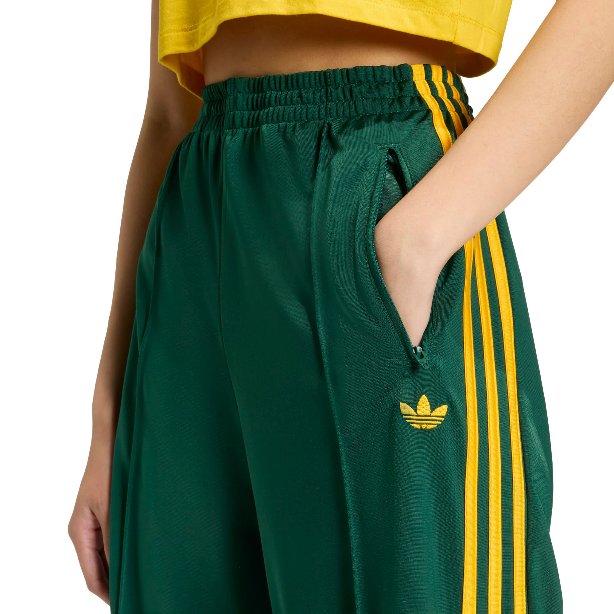 Adidas Originals Firebird Loose TP Collegiate Green/Yellow - Image 3