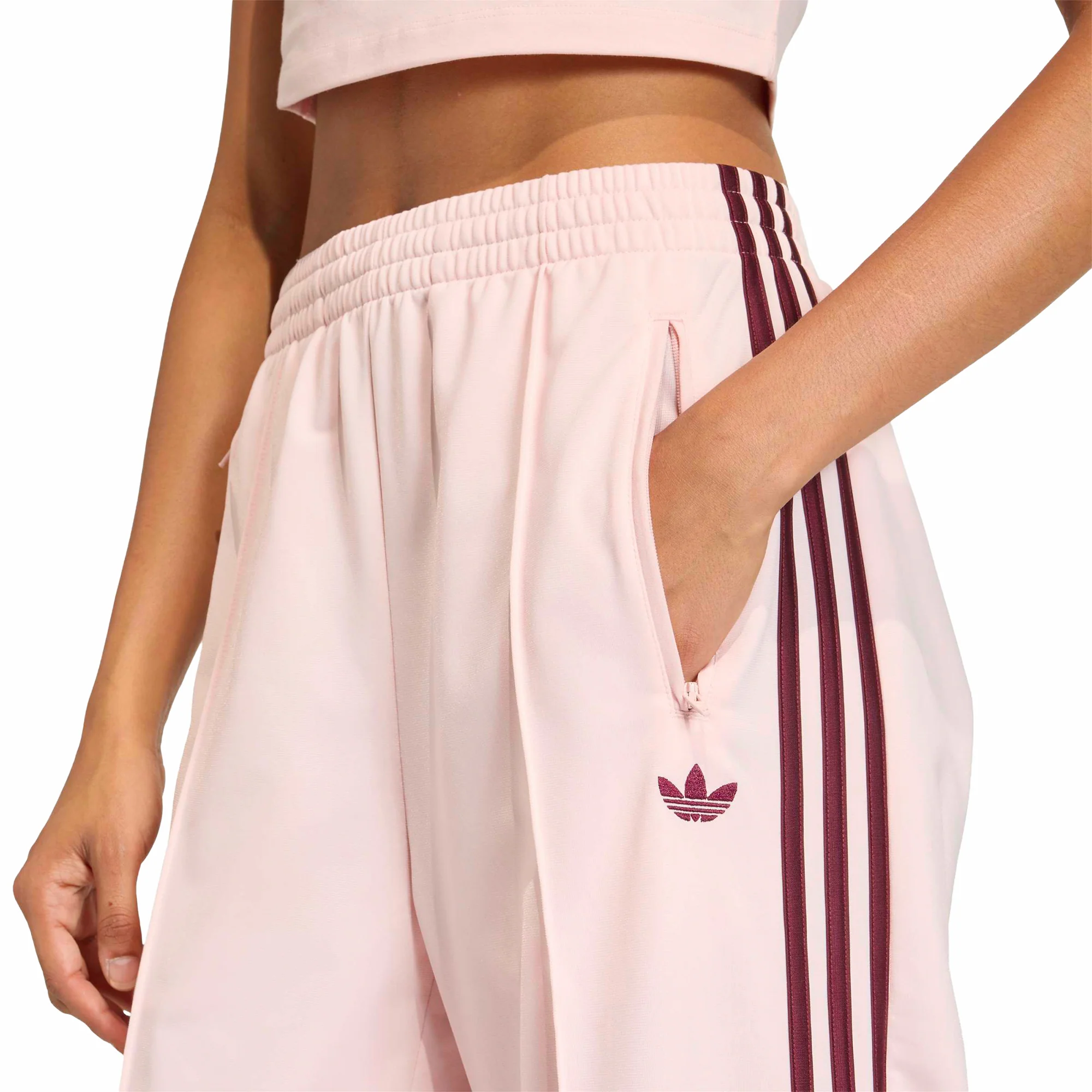 Adidas Originals Firebird Loose TP Sandy Pink/Maroon - Image 3