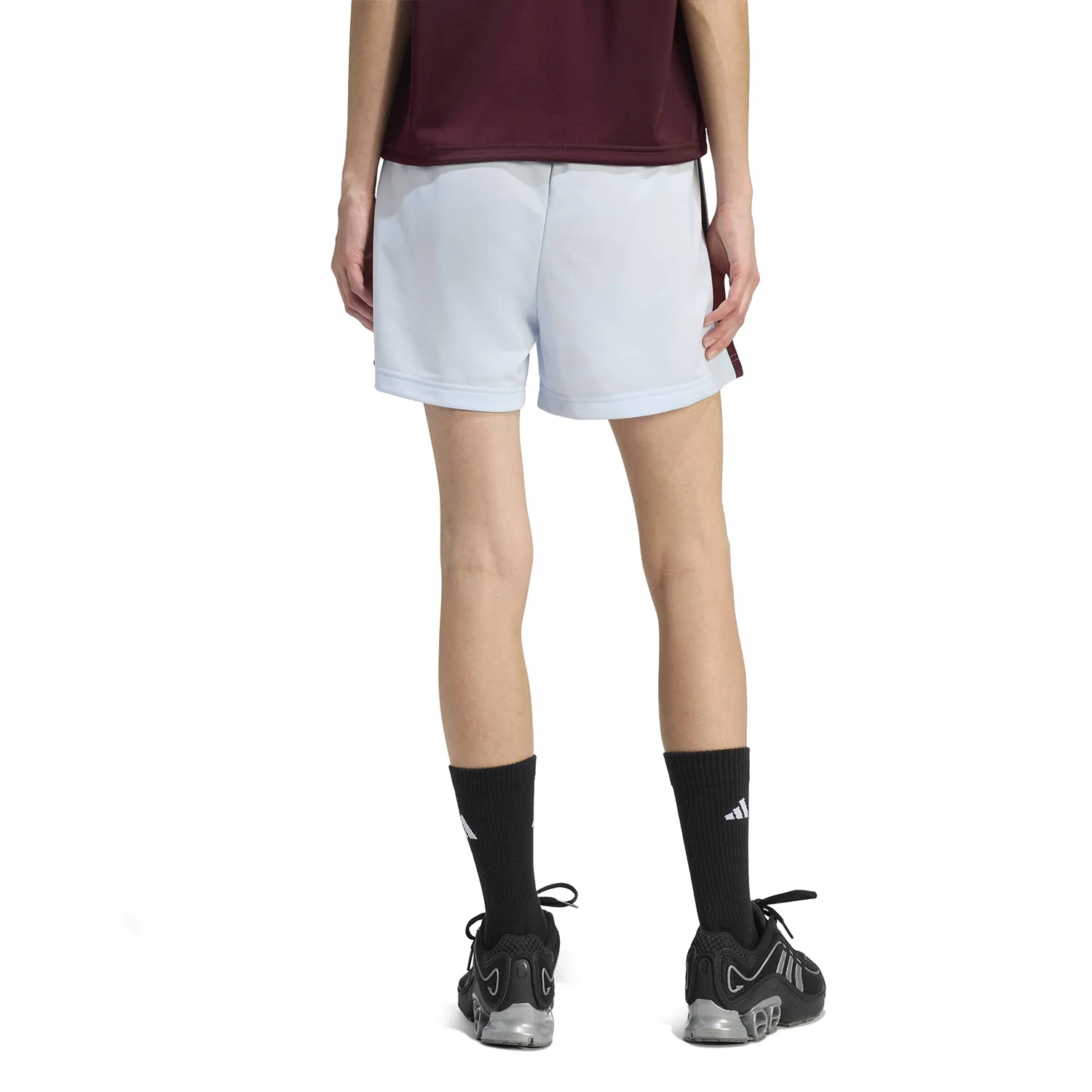 Adidas Originals Firebird Short Crystal Sky/Maroon - Image 2