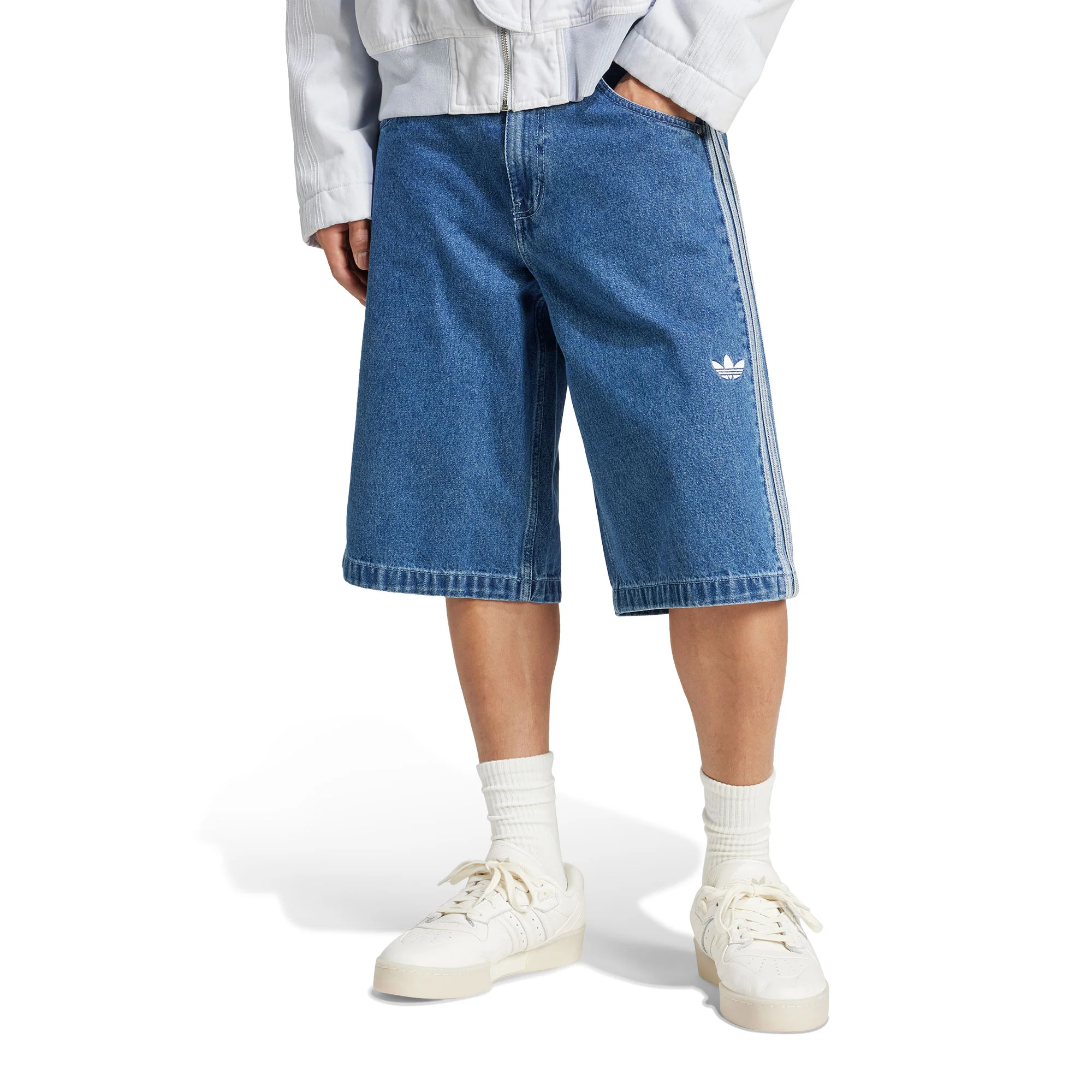 Adidas Originals Firebird Short Medium Blue Denim