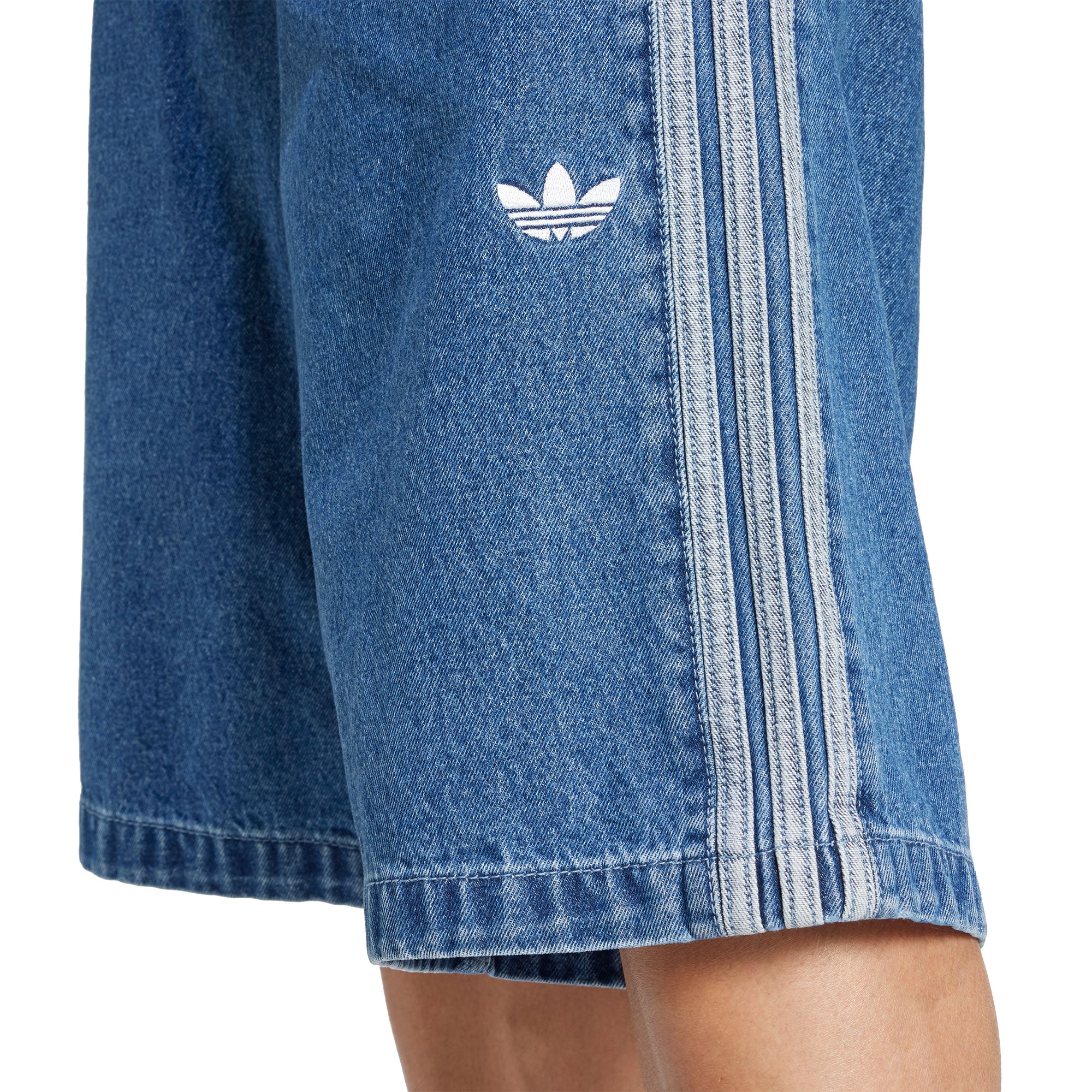 Adidas Originals Firebird Short Medium Blue Denim - Image 3