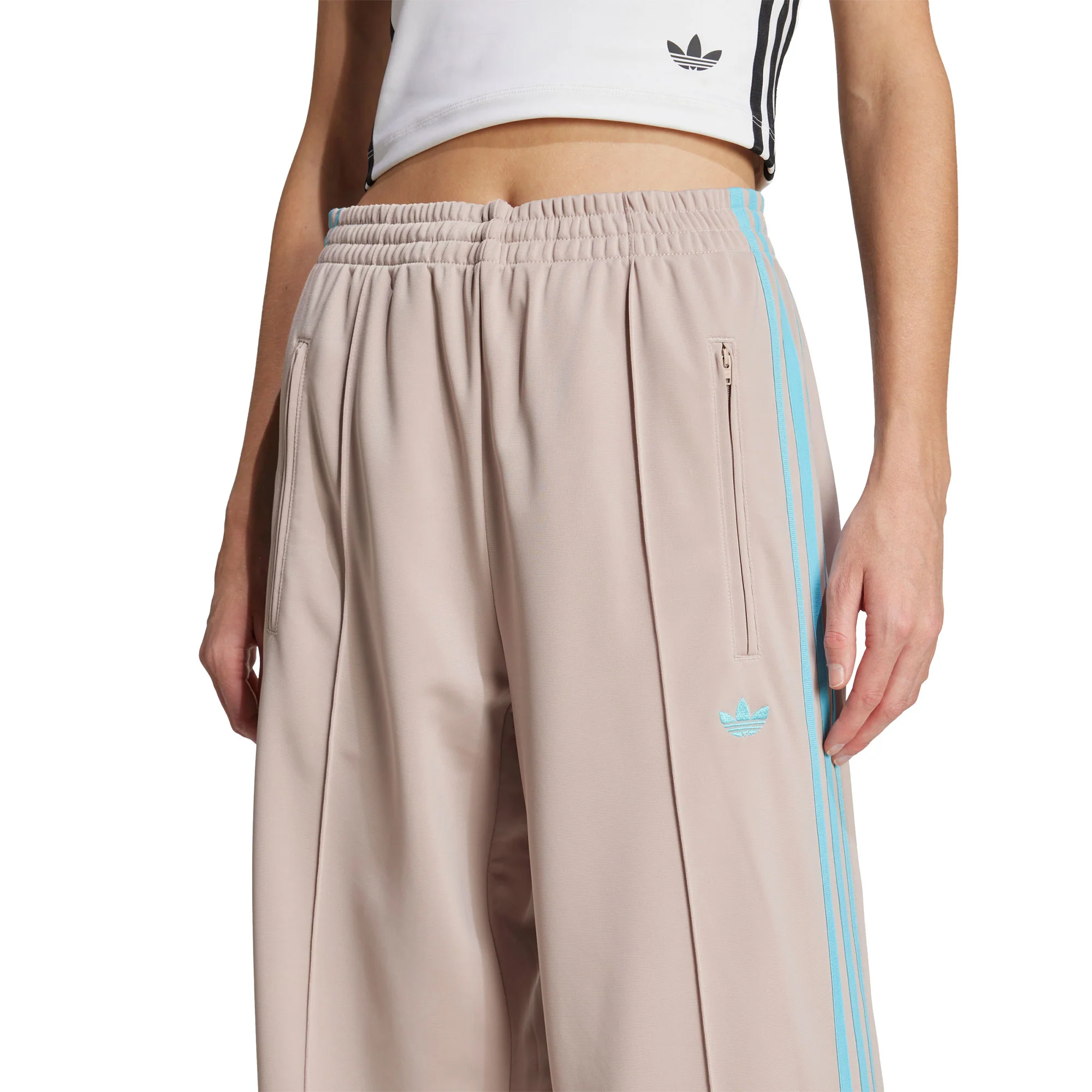 Adidas Originals Firebird TP Wonder Taupe/Blue Glow - Image 4