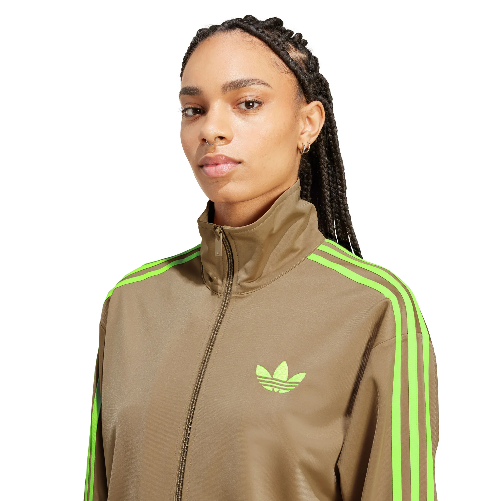 Adidas Originals Firebird TT Cardboard/Signal Green - Image 3