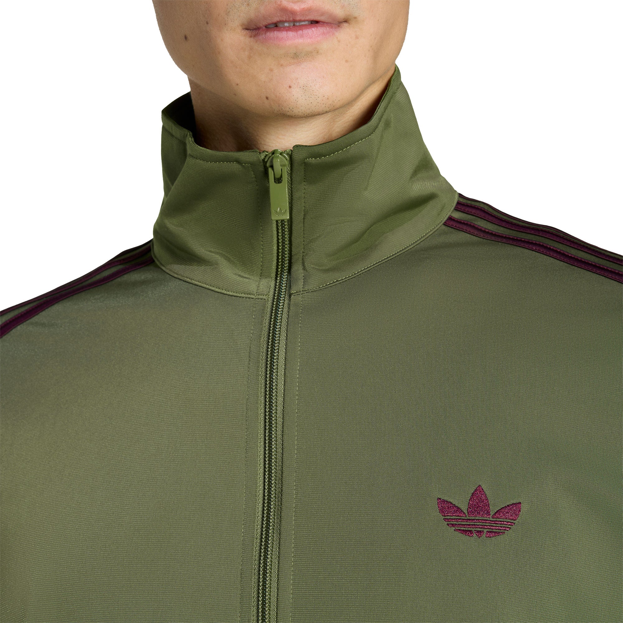 Adidas Originals Firebird TT Focus Olive/Maroon - Image 3