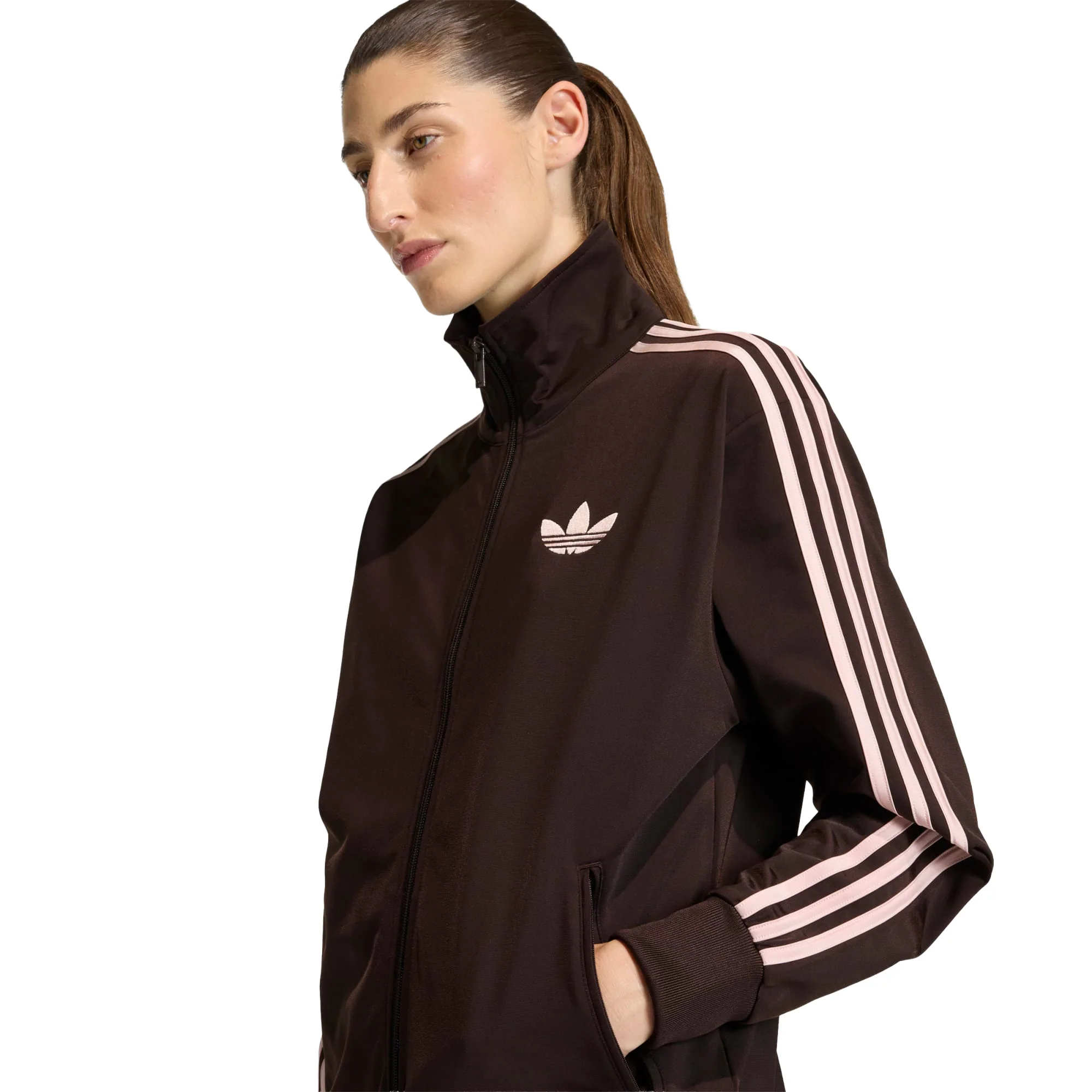 Adidas Originals Firebird TT Loose Aurora Coffee/Pink - Image 3