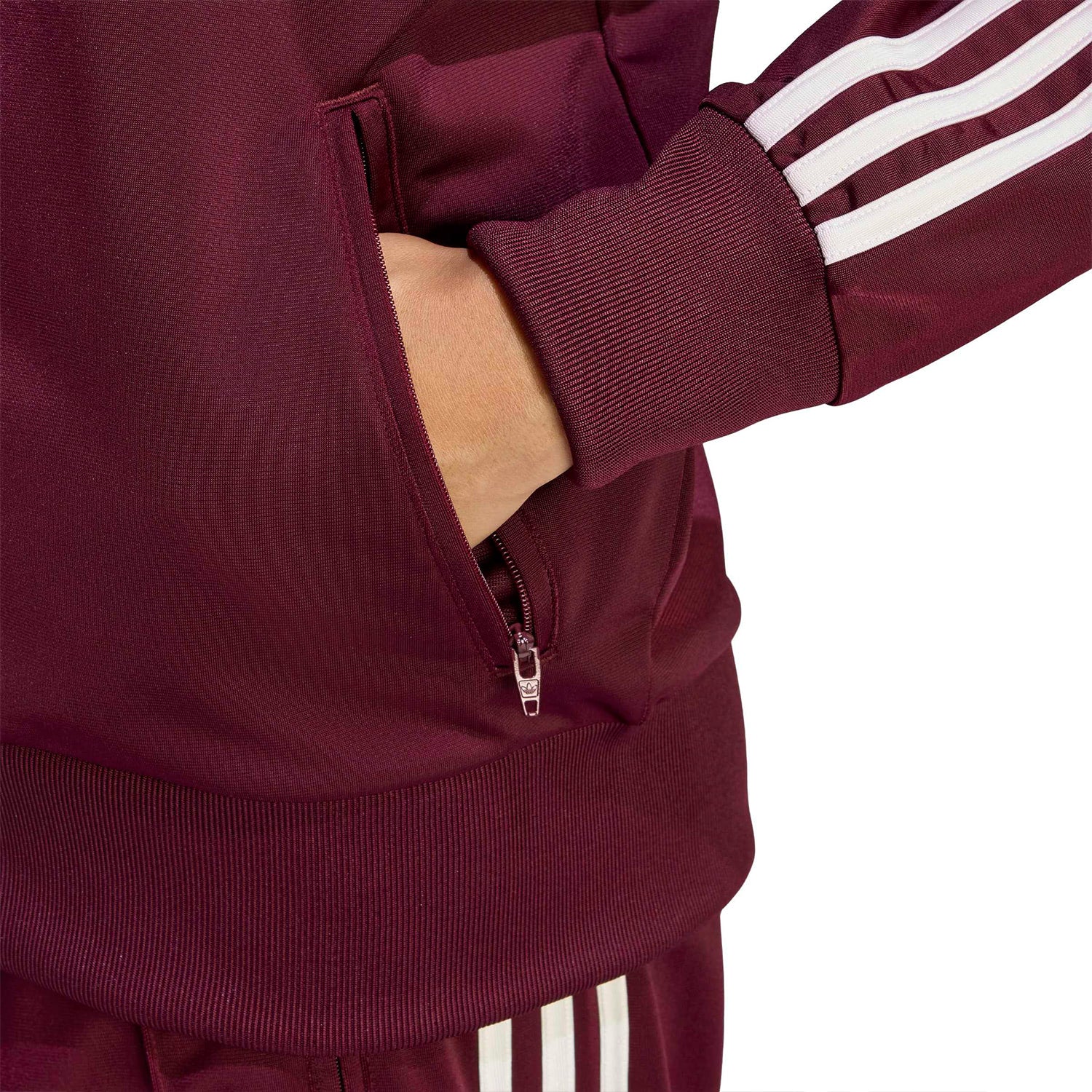 Adidas Originals Firebird TT Loose Maroon/Off White - Image 4