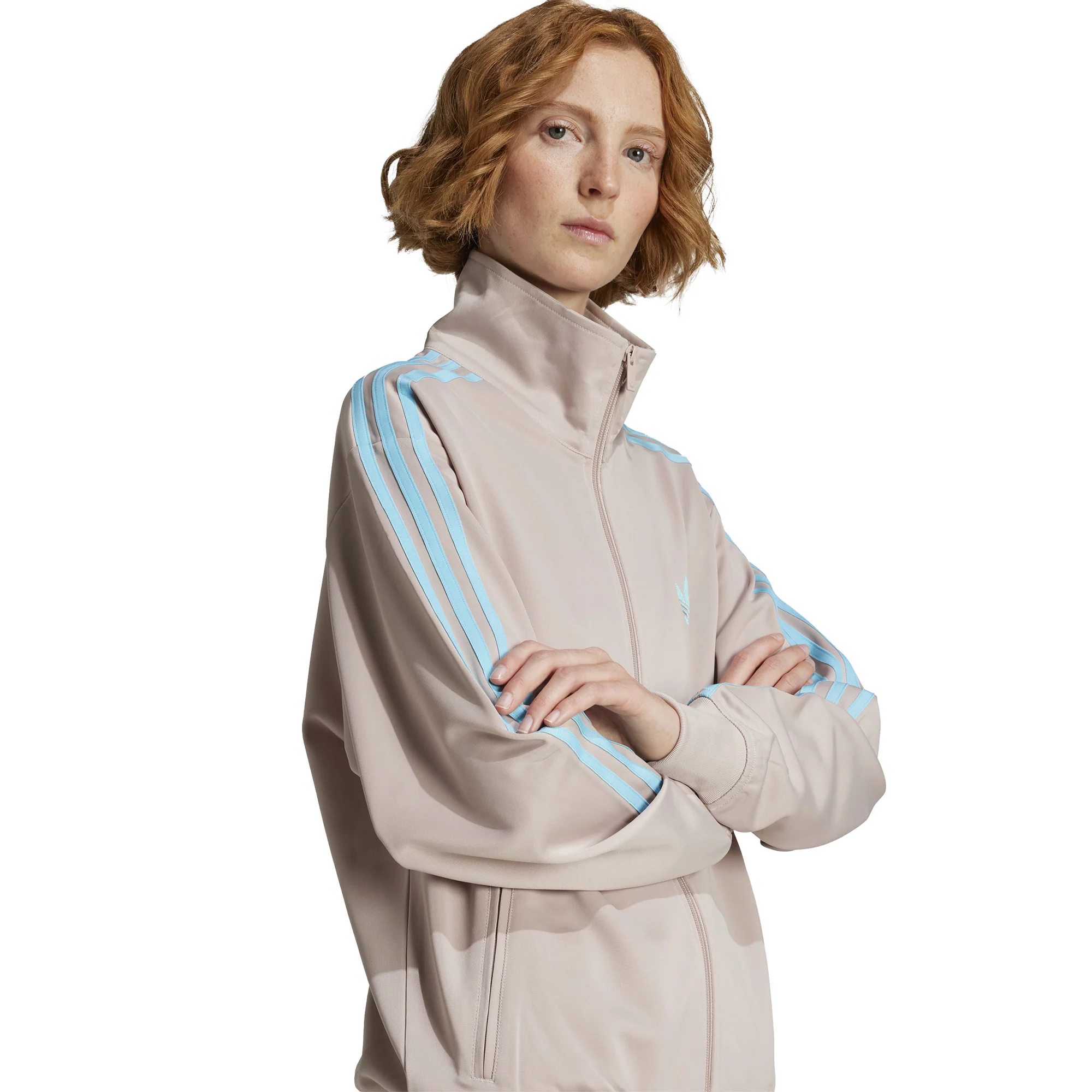 Adidas Originals Firebird TT Wonder Taupe/Blue Glow - Image 4