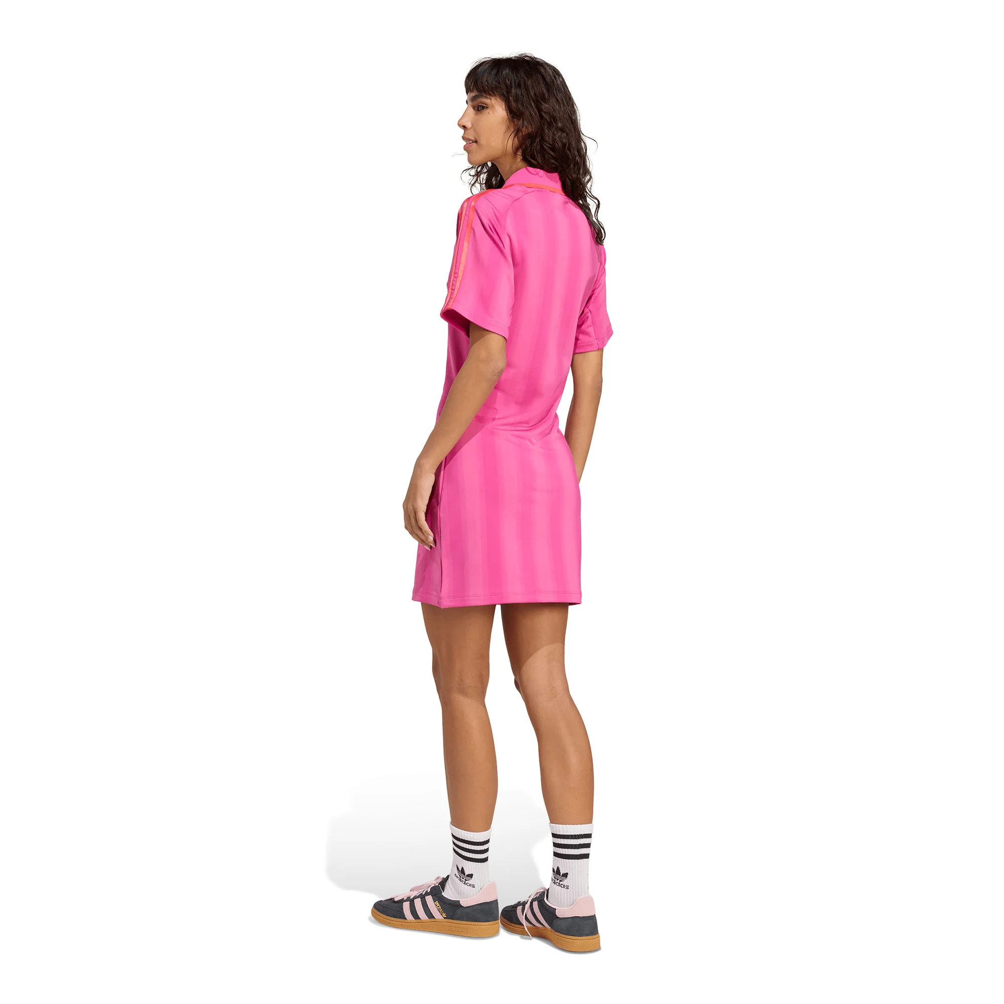 Adidas Originals Footie Dress Semi Lucid Fuchsia - Image 2