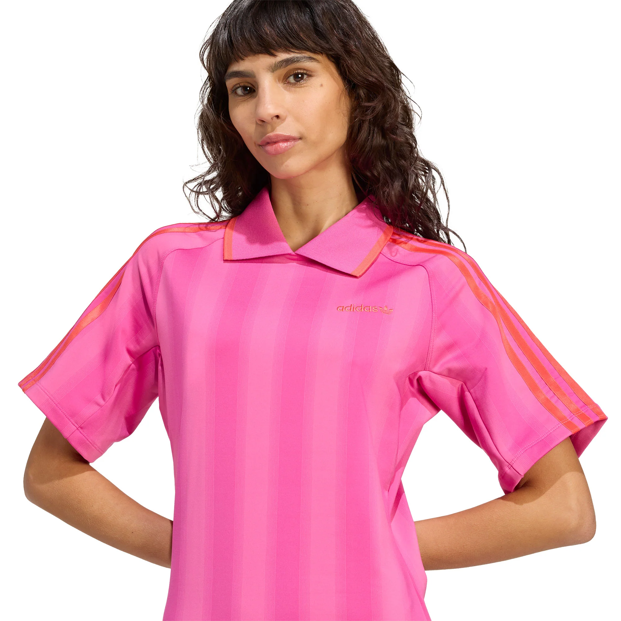 Adidas Originals Footie Dress Semi Lucid Fuchsia - Image 3