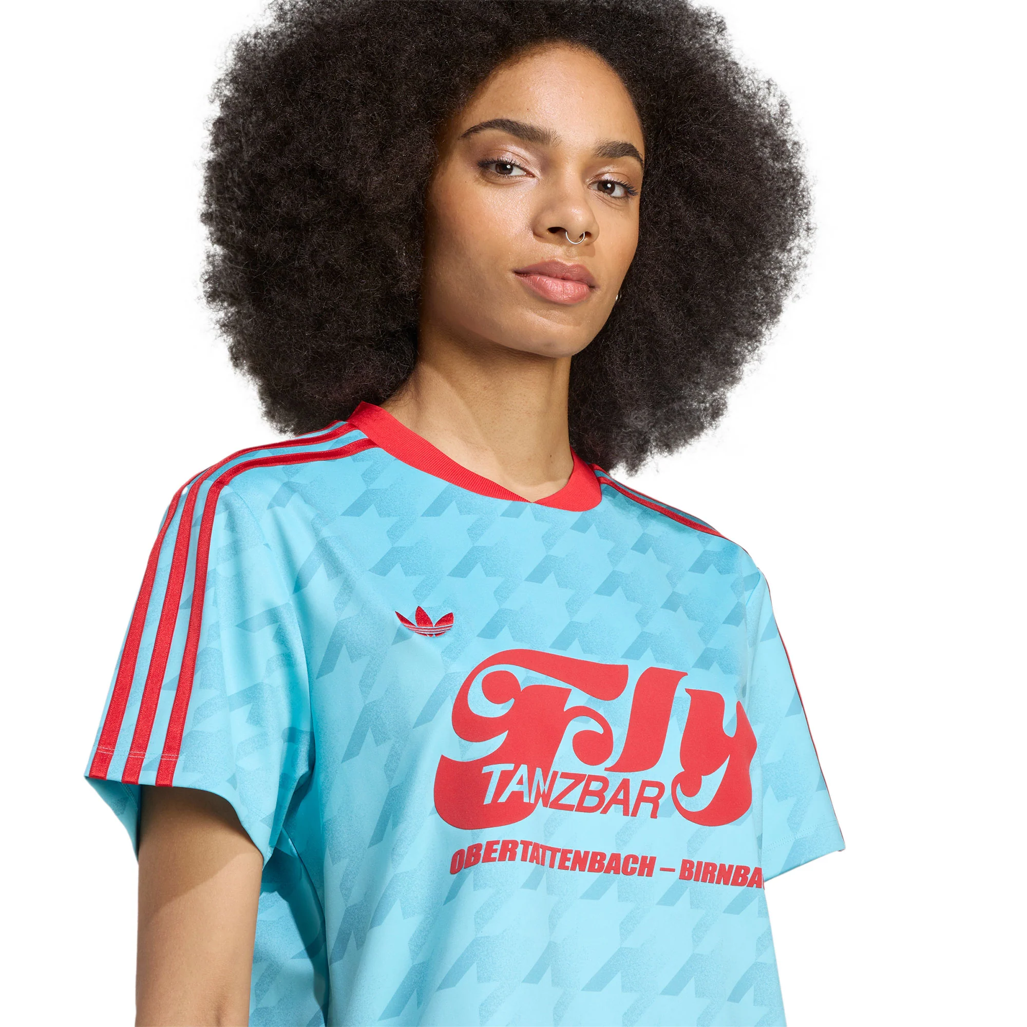 Adidas Originals Footie Jersey Blue Glow - Image 3