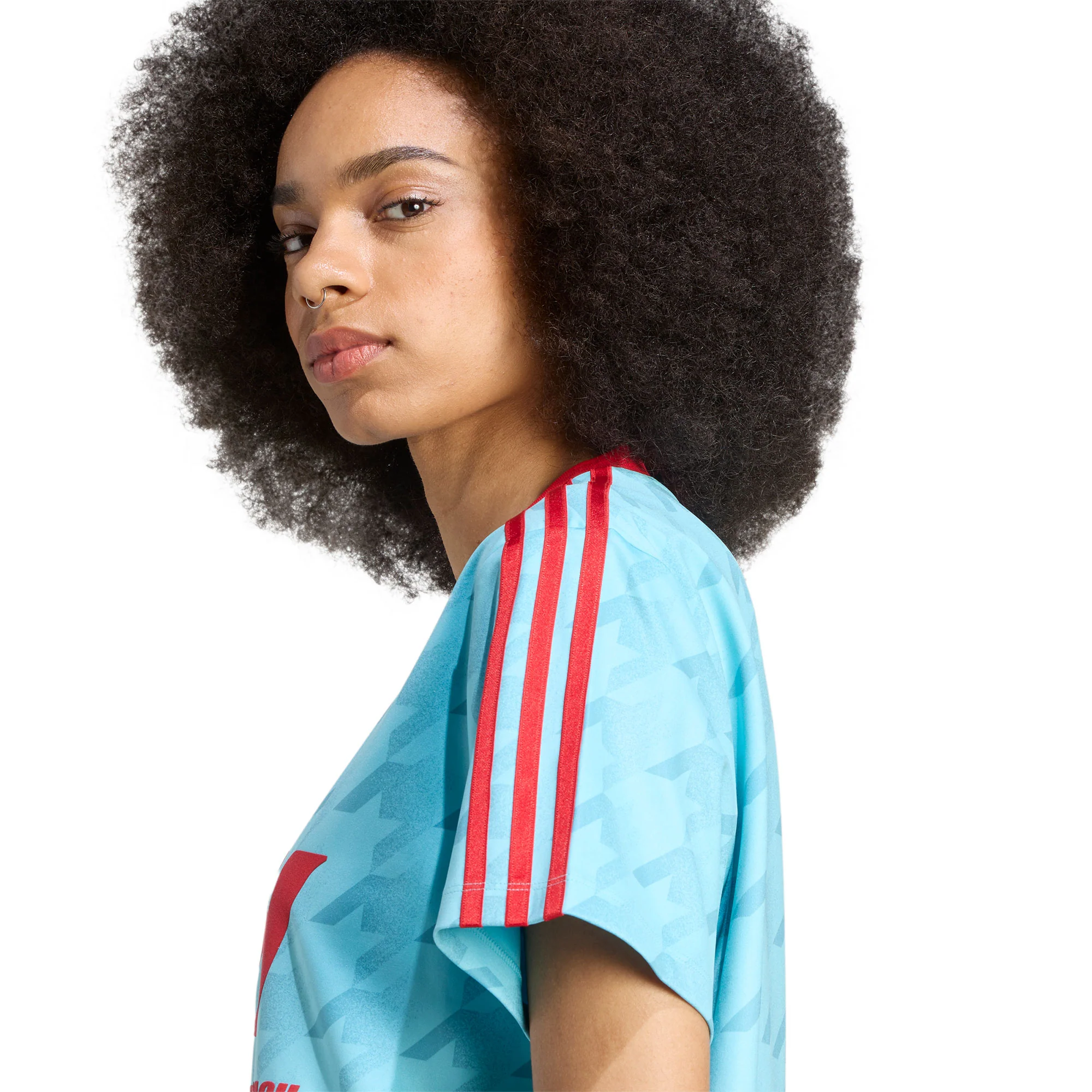 Adidas Originals Footie Jersey Blue Glow - Image 4