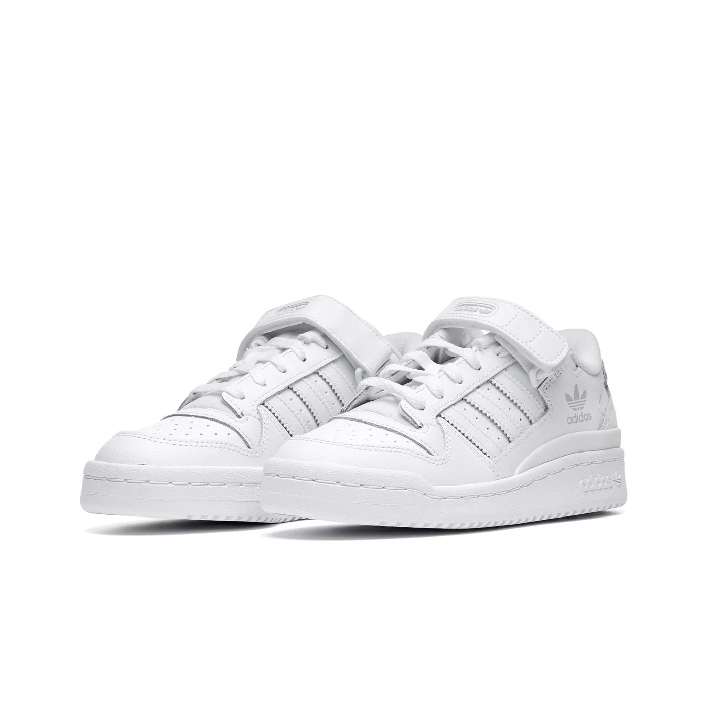 Adidas Originals Forum Low J Ftwr White/Ftwr White/White - Image 3