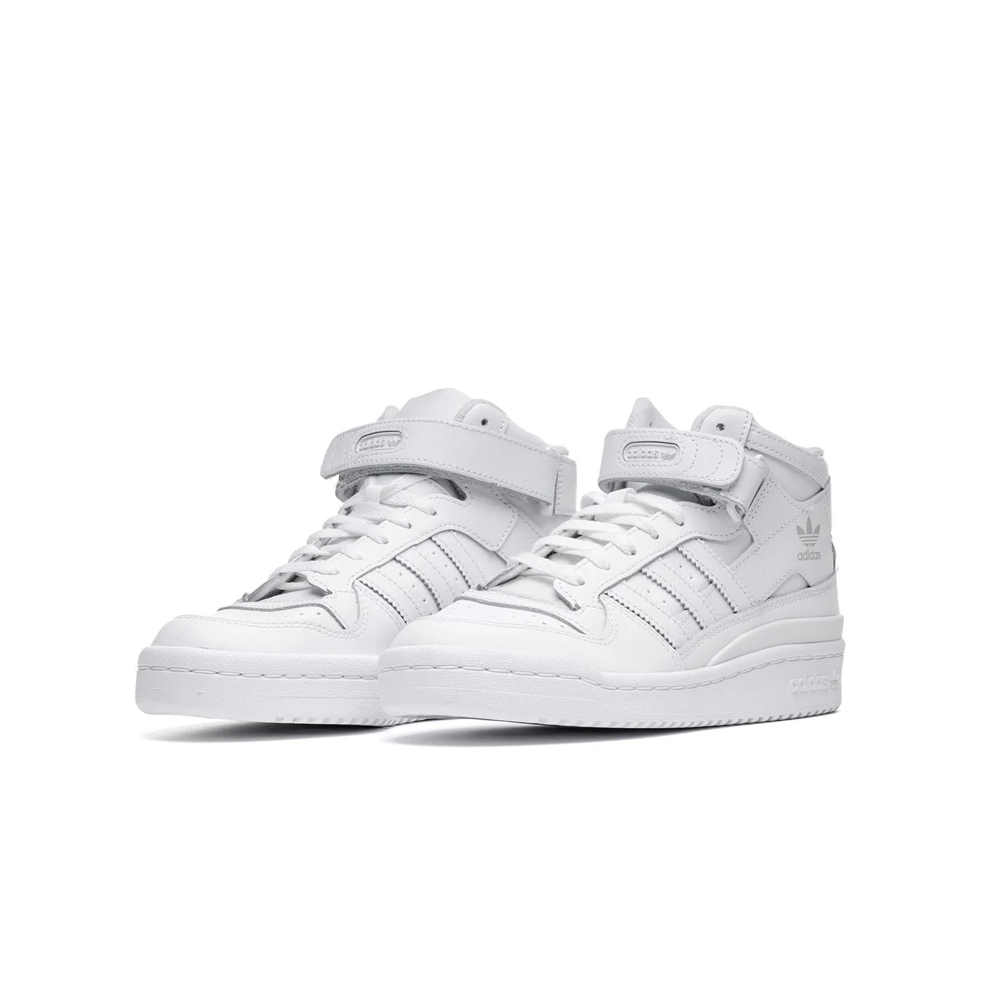 Adidas Originals Forum Mid J Ftwr White/Ftwr White/White - Image 3