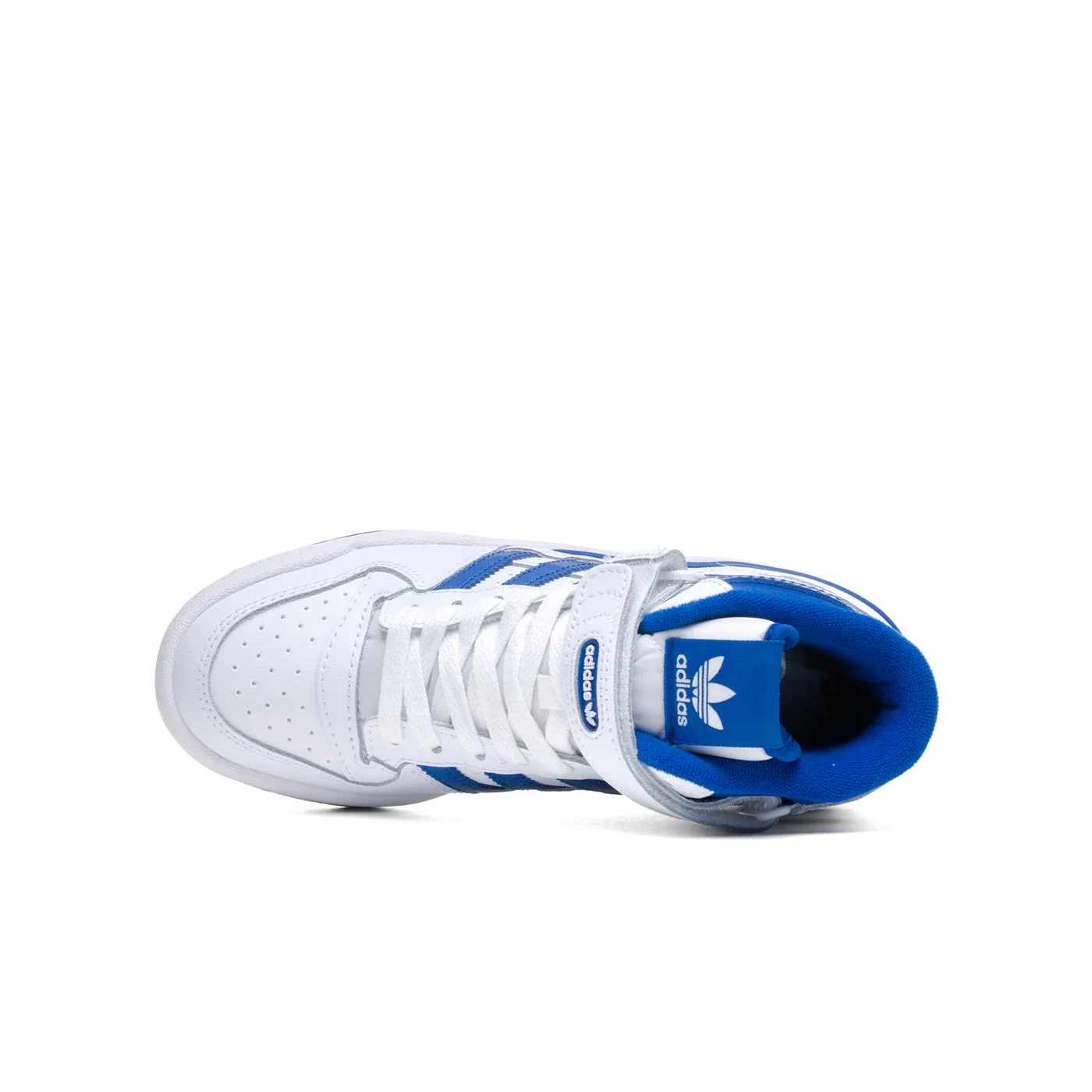 Adidas Originals Forum Mid J Ftwr White/Royal Blue/White - Image 5